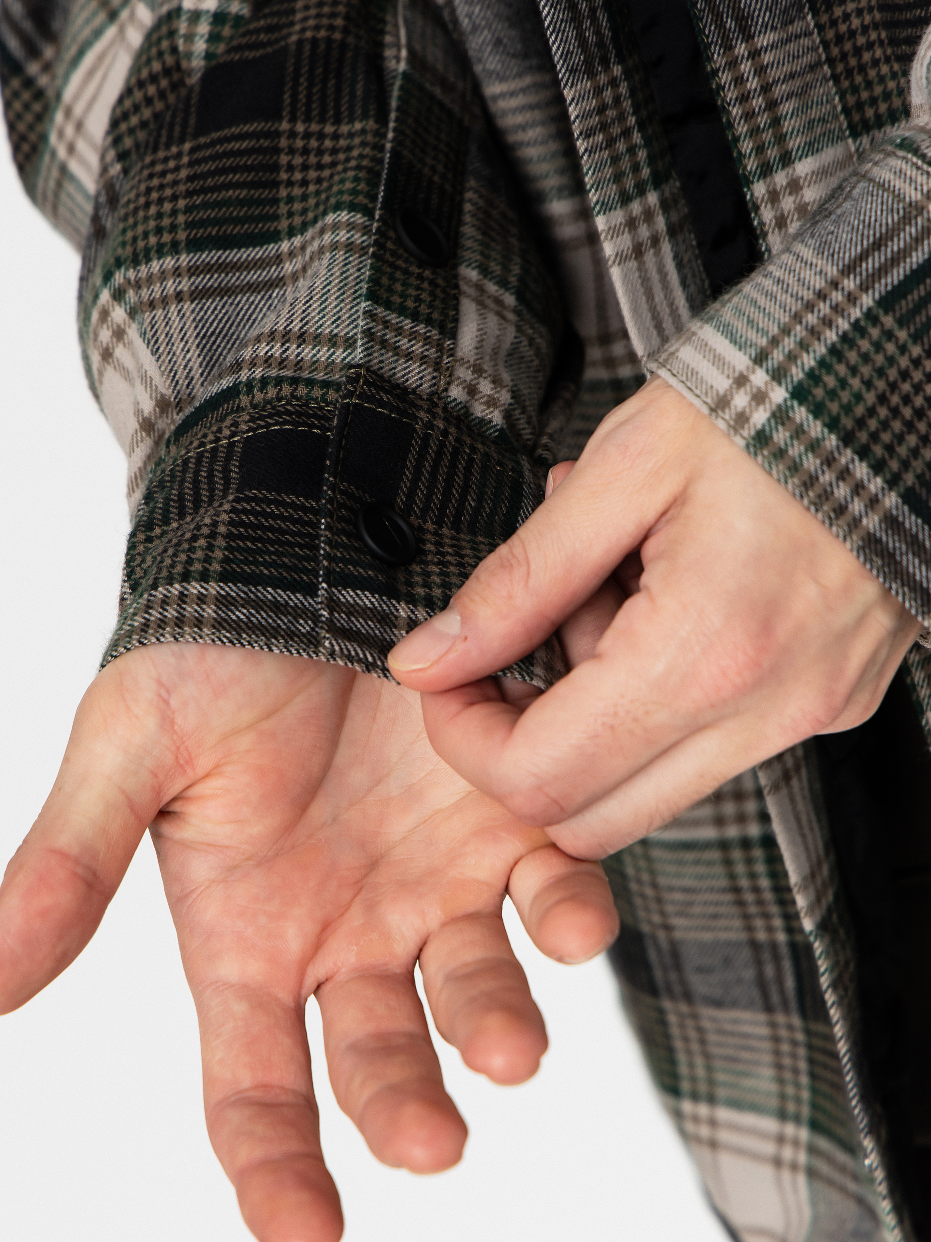 Bunda Volcom Kenson Ins Flannel (black green)