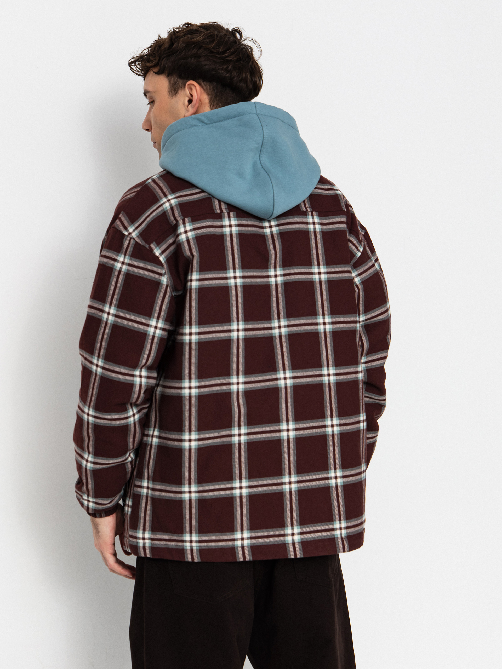 Dámska Bunda Volcom Ins Riding Flannel (oxblood)