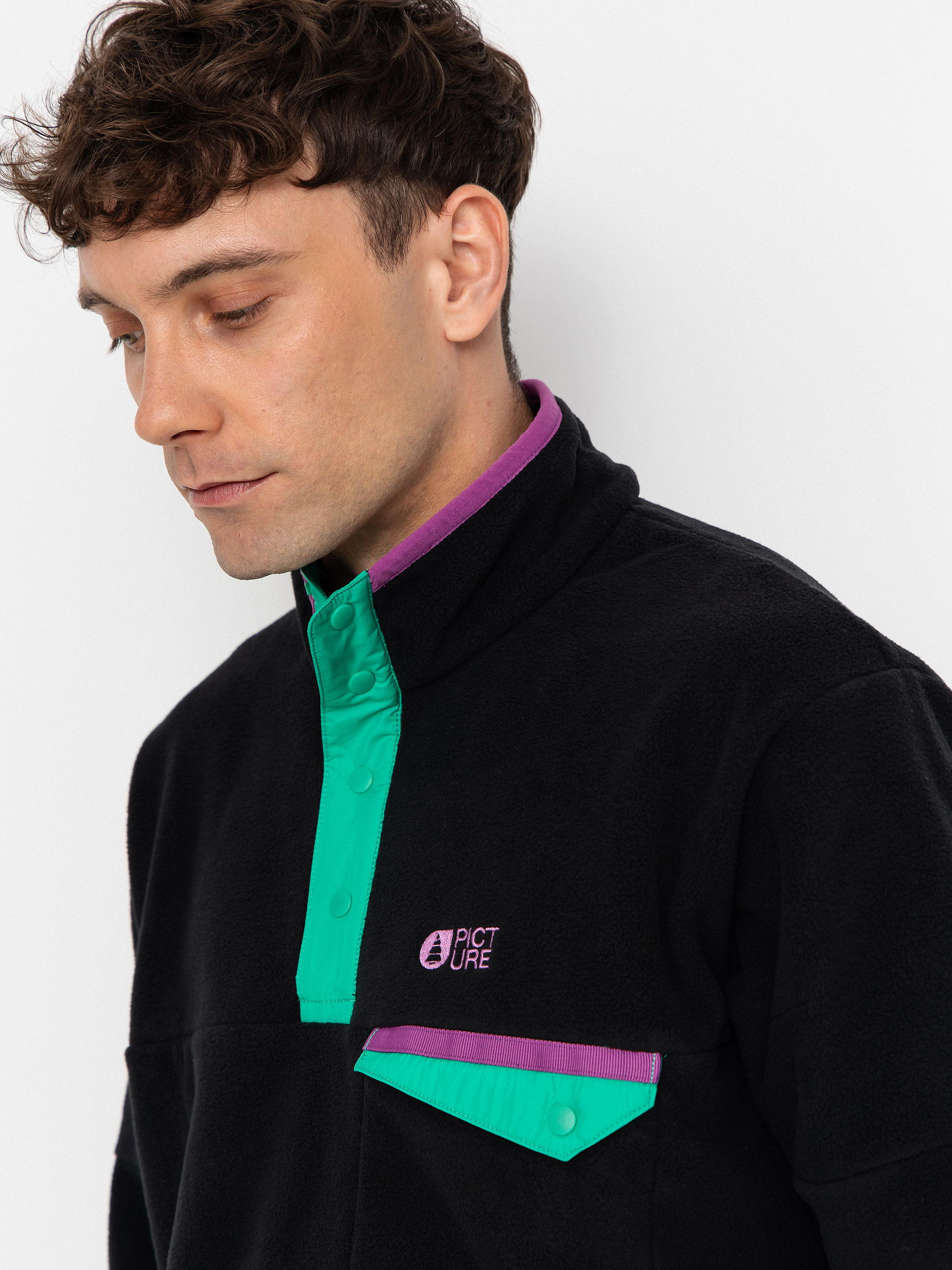 Pánsky Flísová mikina Picture Arcca 1/4 Zip (black)