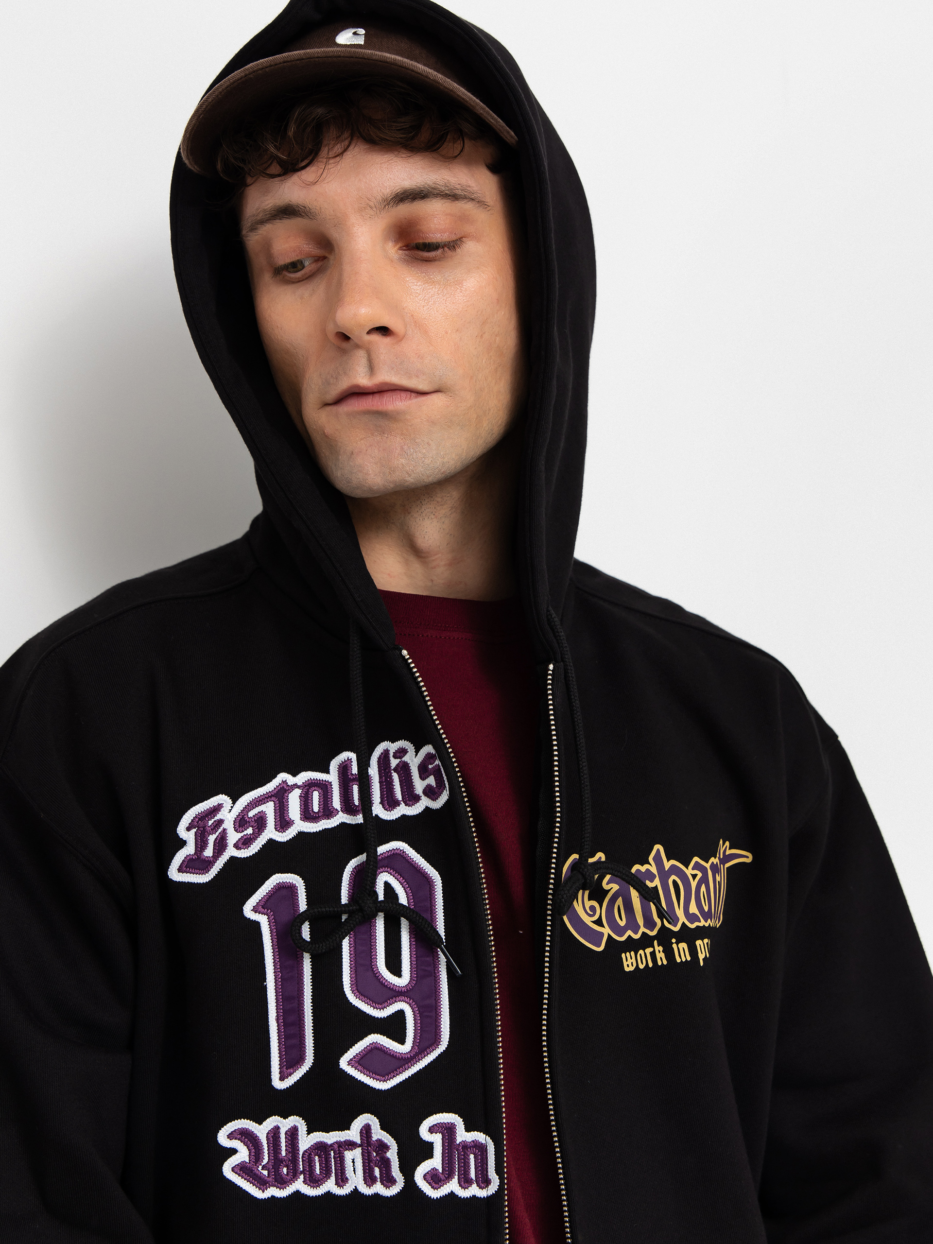 Mikina s kapucňou Carhartt WIP Dual ZHD (black)