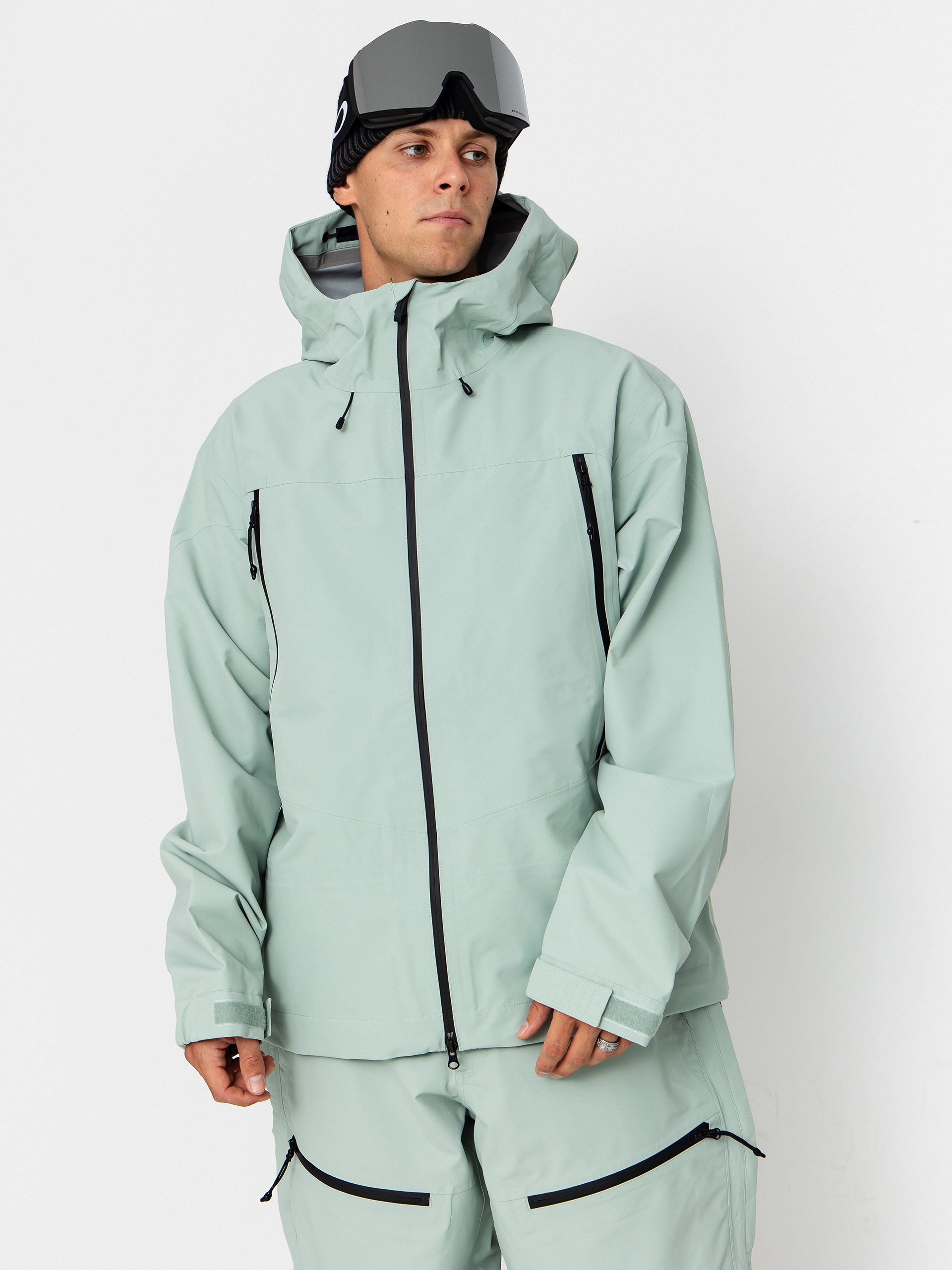 Pánska Snowboardová bunda Vans Hi Country 3L 2.0 (gray olive)