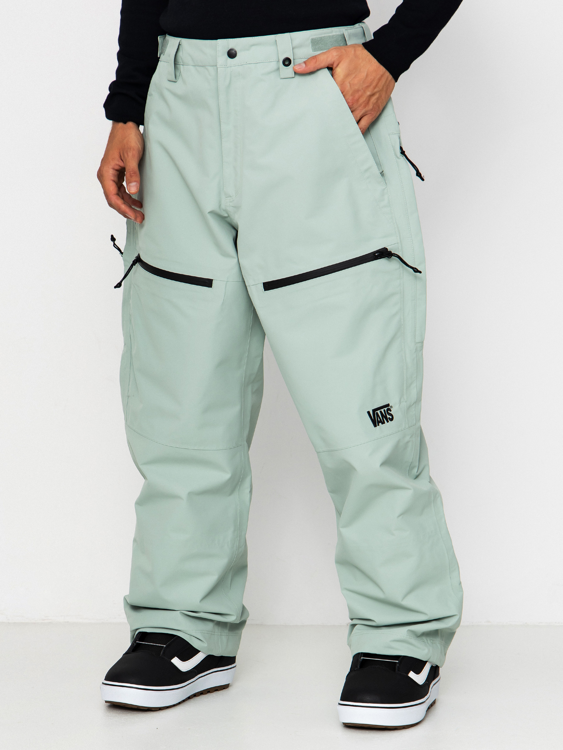 Pánske Snowboardové nohavice Vans MTE High Country 3L 2.0 (gray olive)