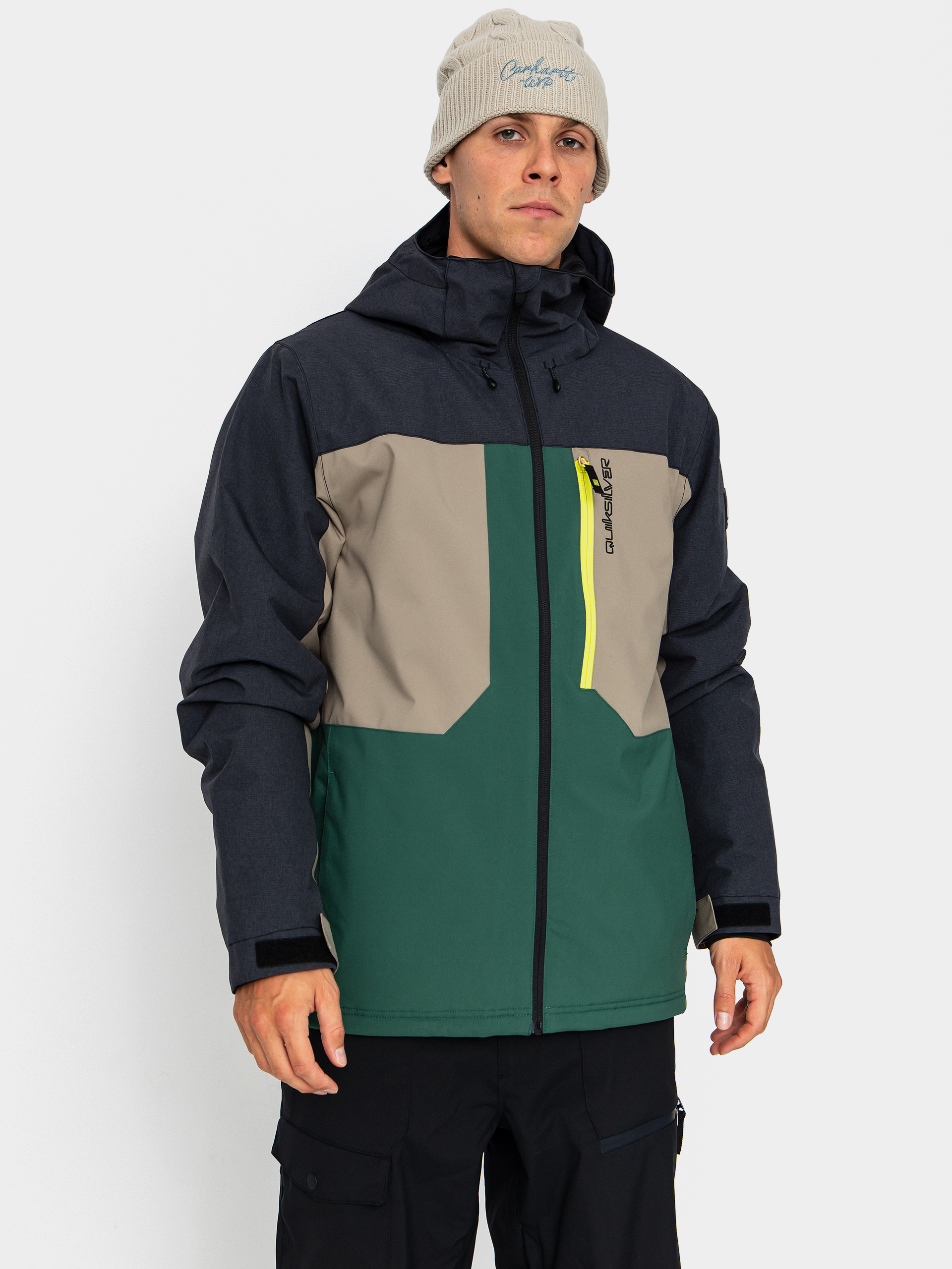 Snowboardová bunda Quiksilver Dawson (trekking green)