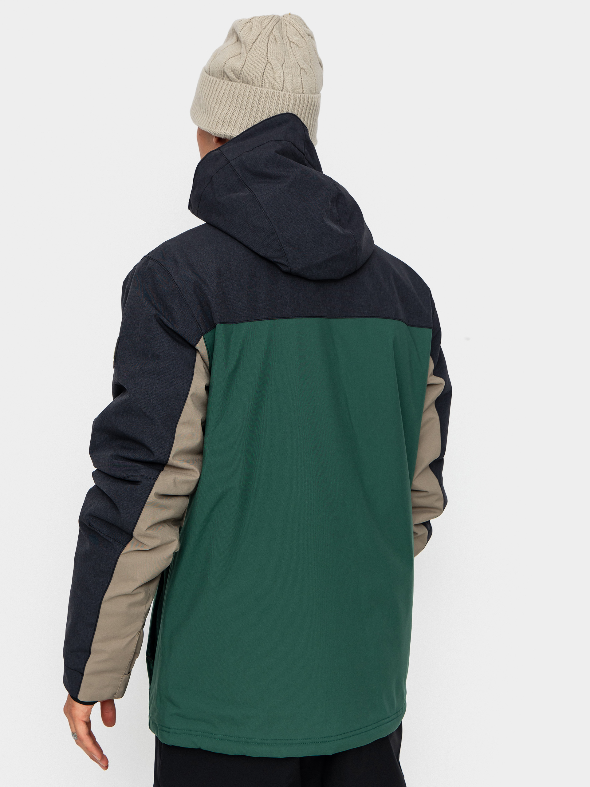 Pánska Snowboardová bunda Quiksilver Dawson (trekking green)