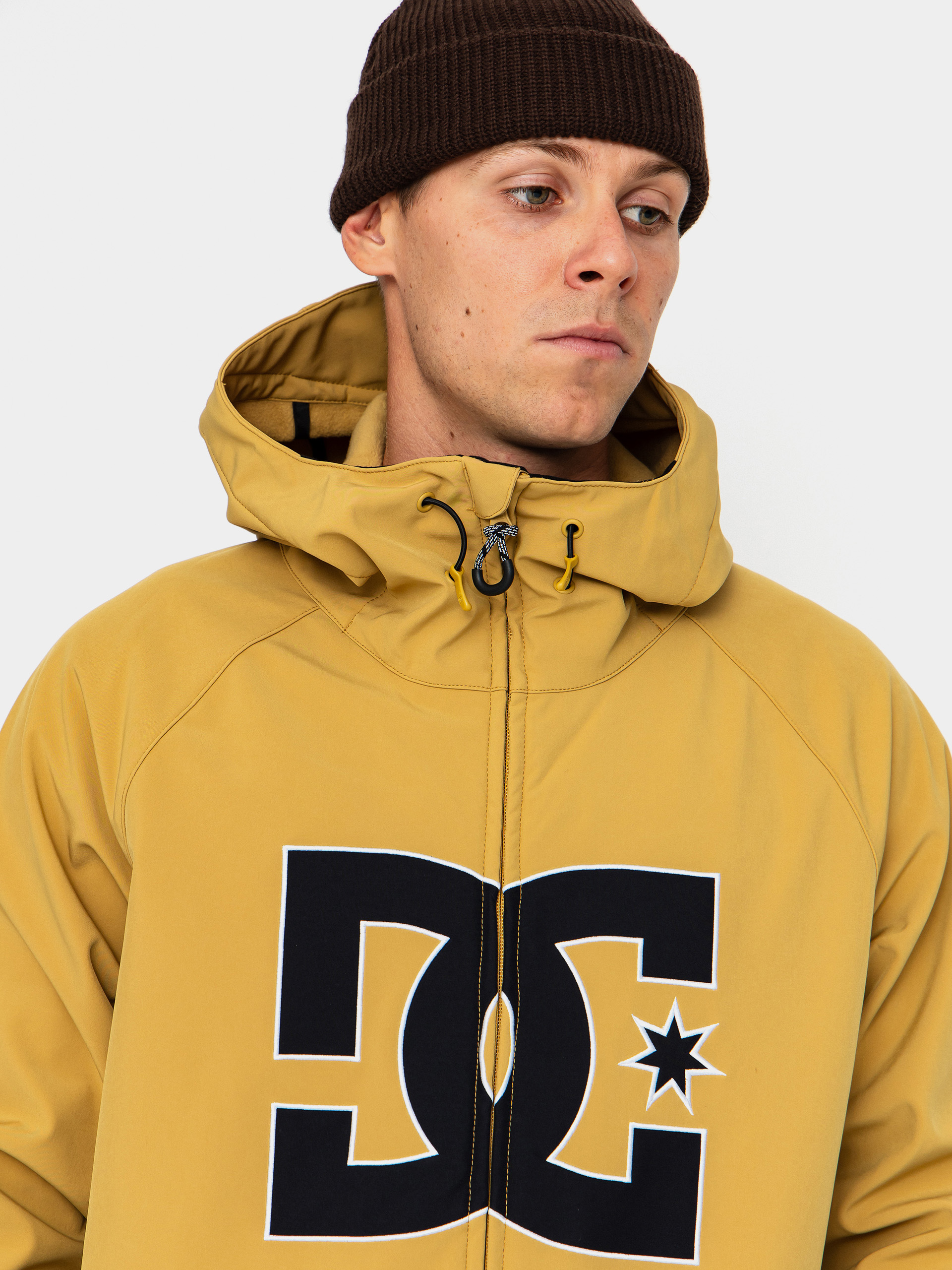 Pánska Snowboardová bunda DC Spectrum Softshell (mustard gold)
