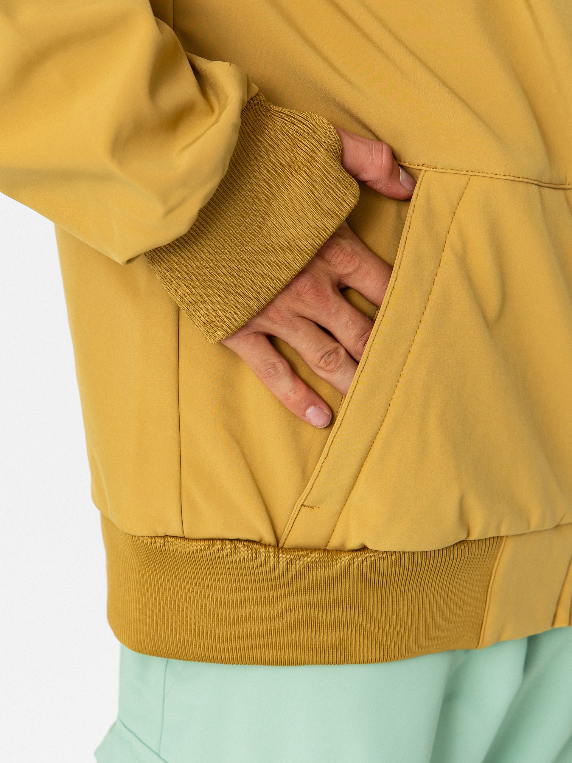 Pánska Snowboardová bunda DC Spectrum Softshell (mustard gold)