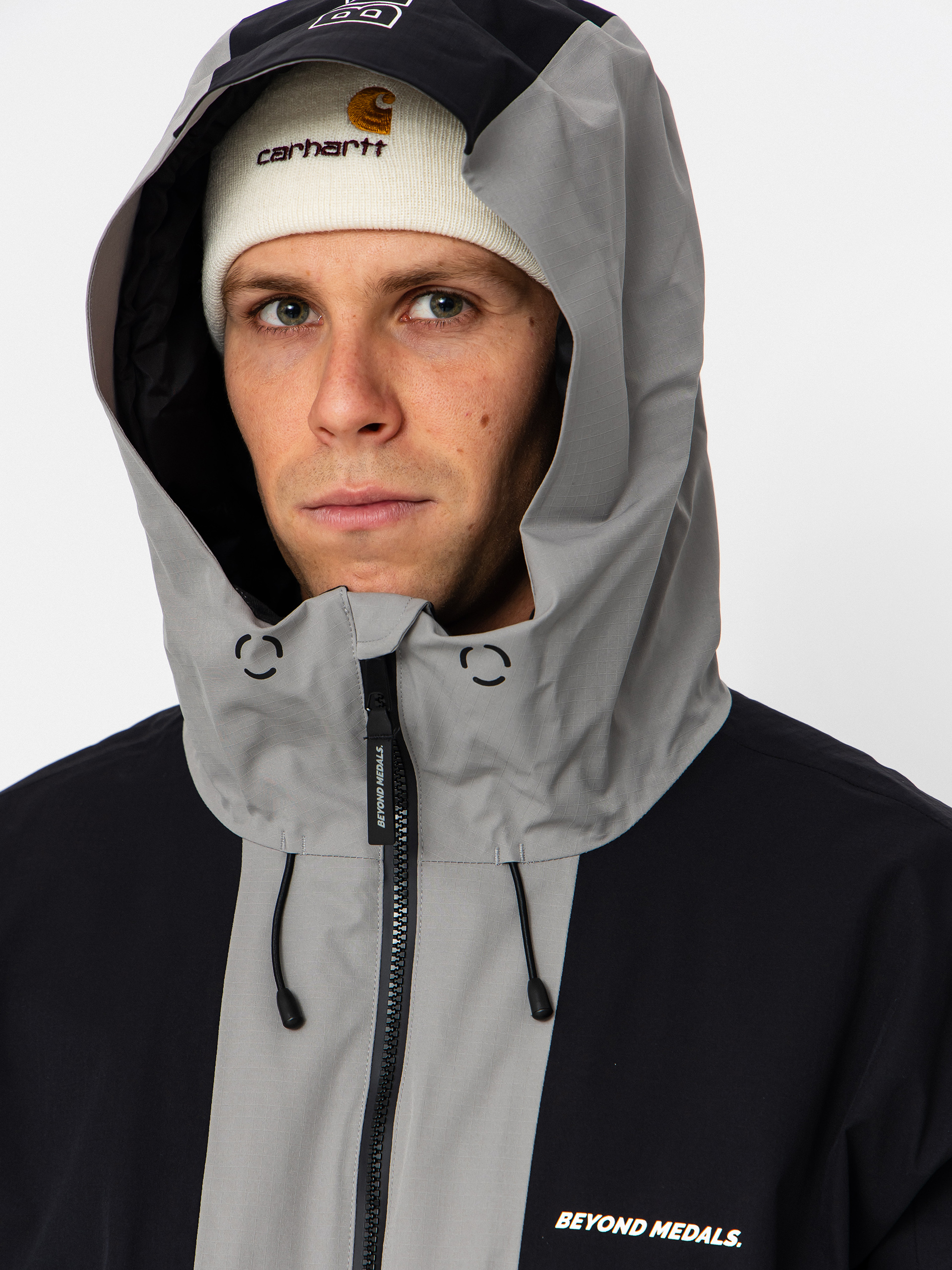 Pánska Snowboardová bunda Beyond Medals Fullzip 2L (grey)