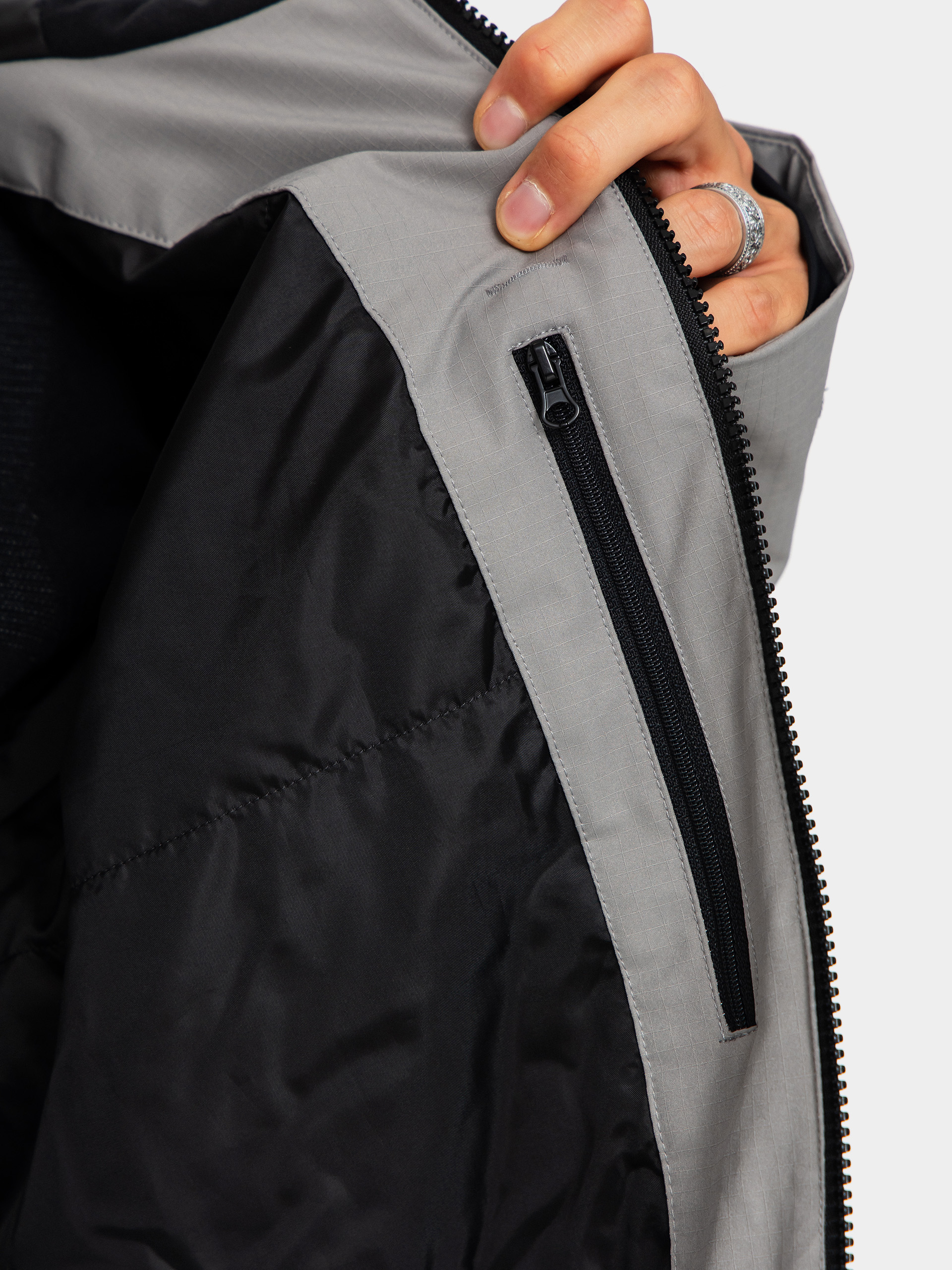 Pánska Snowboardová bunda Beyond Medals Fullzip 2L (grey)