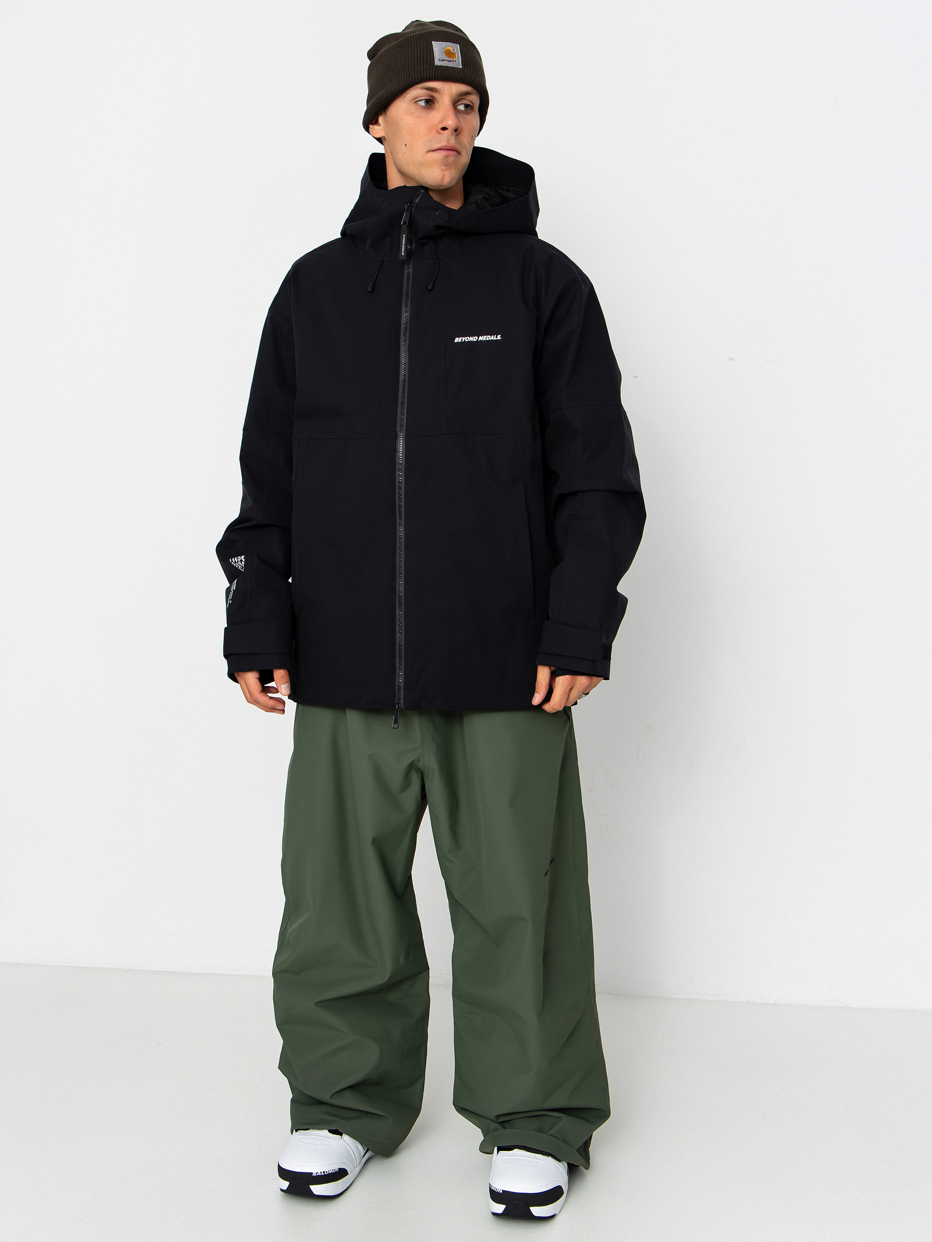 Snowboardová bunda Beyond Medals Fullzip 2L (black)