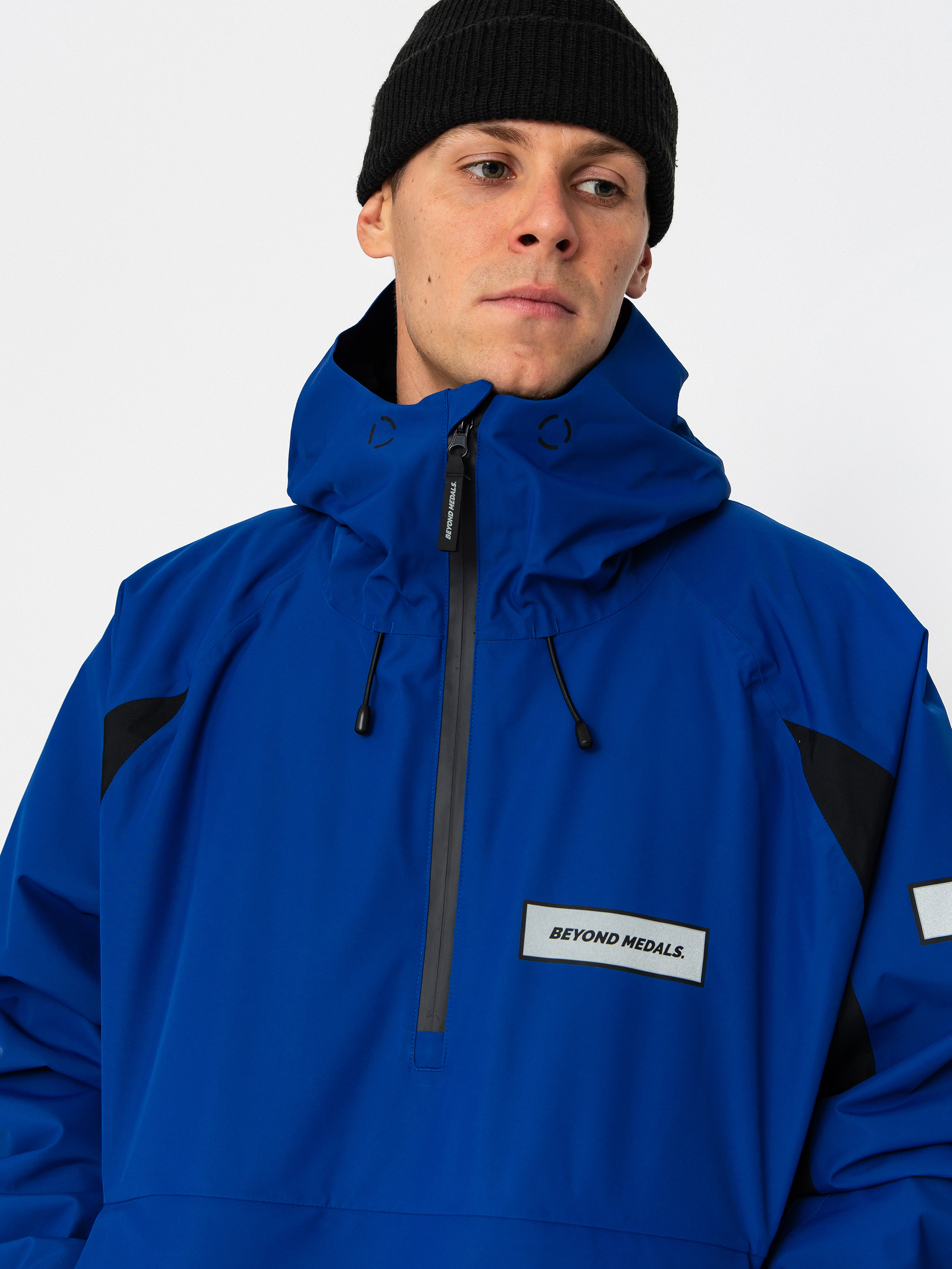 Pánska Snowboardová bunda Beyond Medals Retro Anorak 2L (blue)