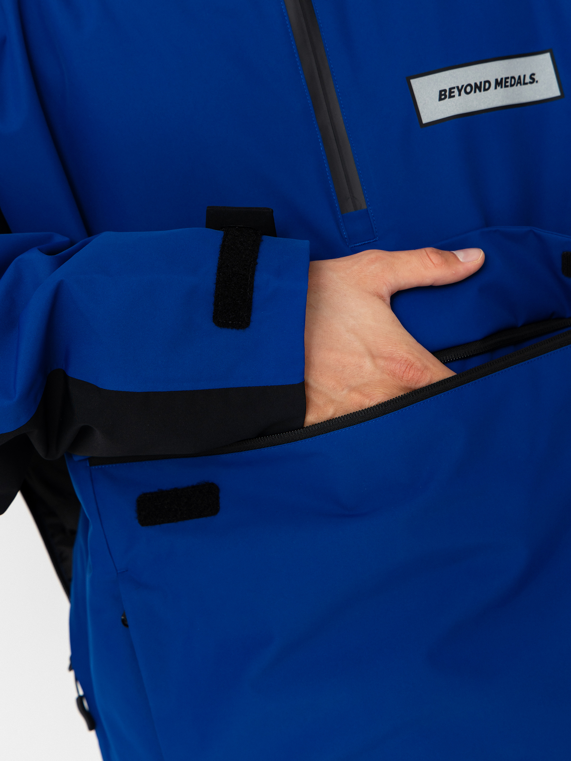 Pánska Snowboardová bunda Beyond Medals Retro Anorak 2L (blue)