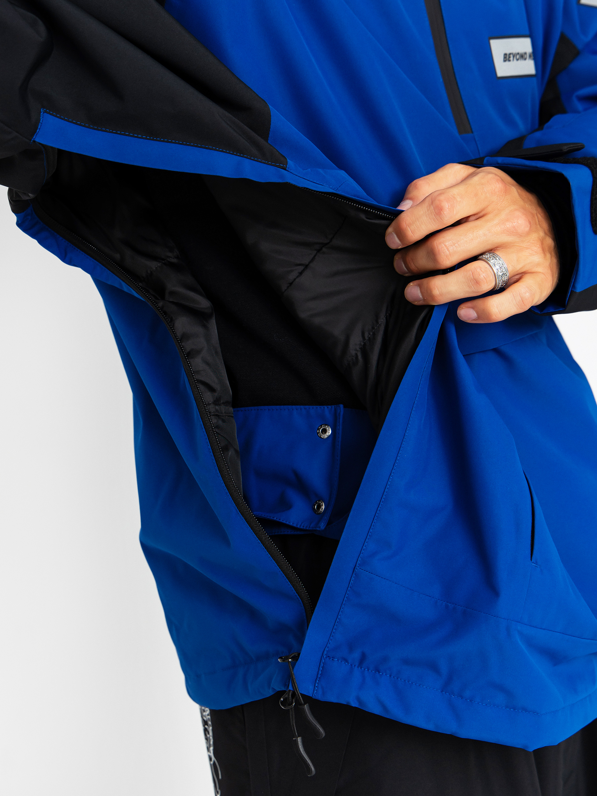 Pánska Snowboardová bunda Beyond Medals Retro Anorak 2L (blue)