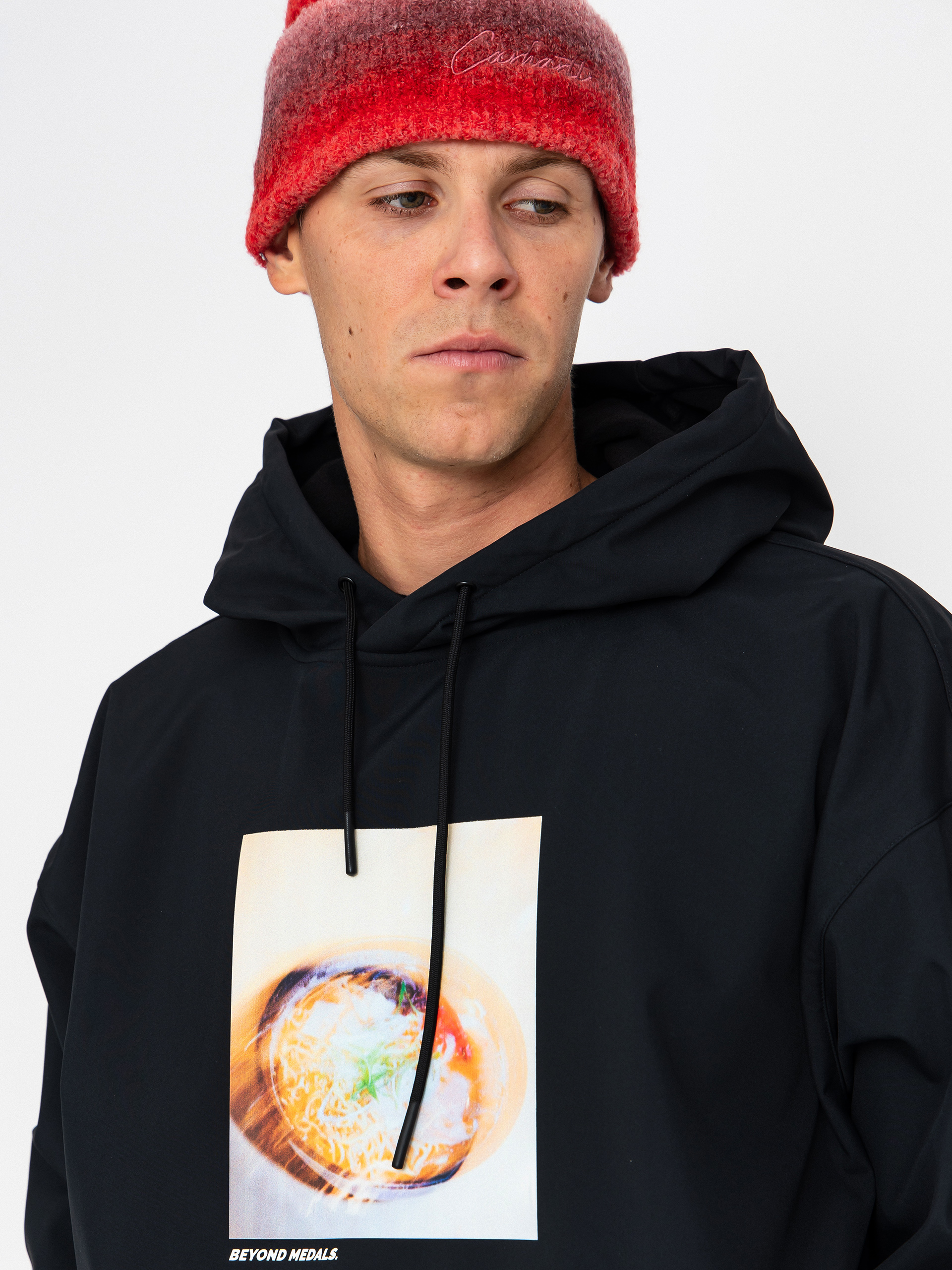 Pánska Snowboardová bunda Beyond Medals Softshell Hoodie (black)