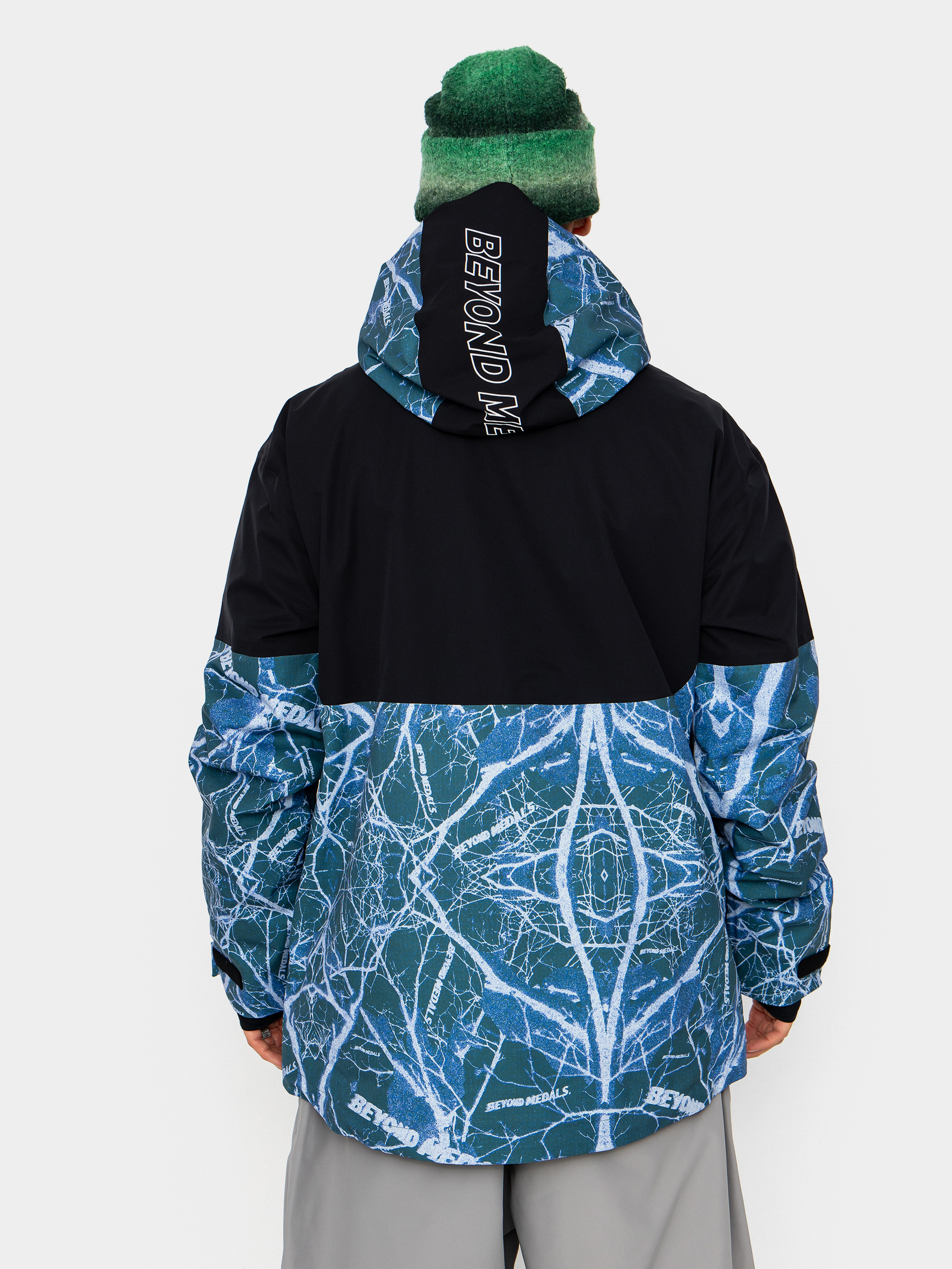 Pánska Snowboardová bunda Beyond Medals Fullzip Shirakaba 2L (print)