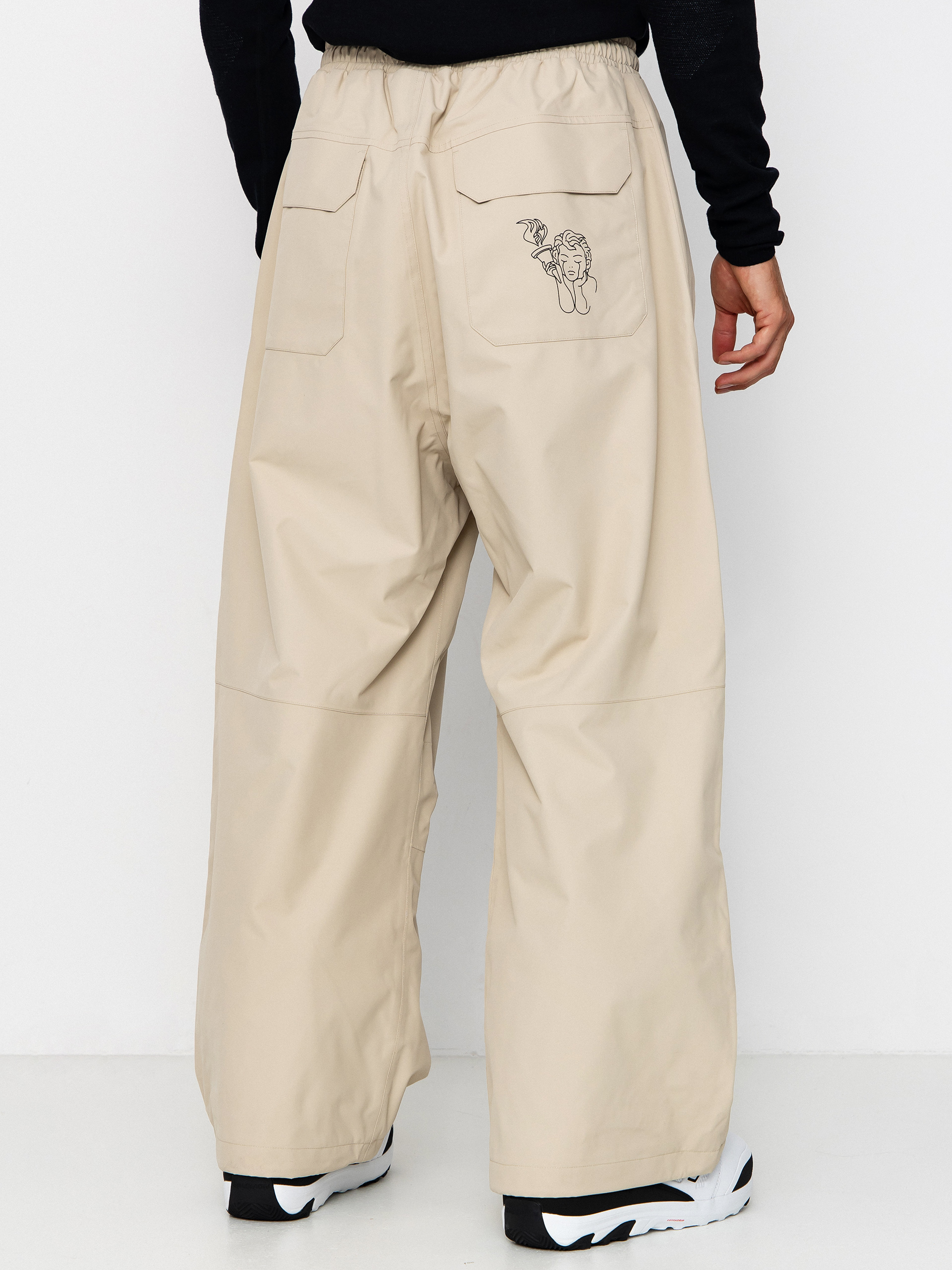 Pánske Snowboardové nohavice Beyond Medals Park (beige)