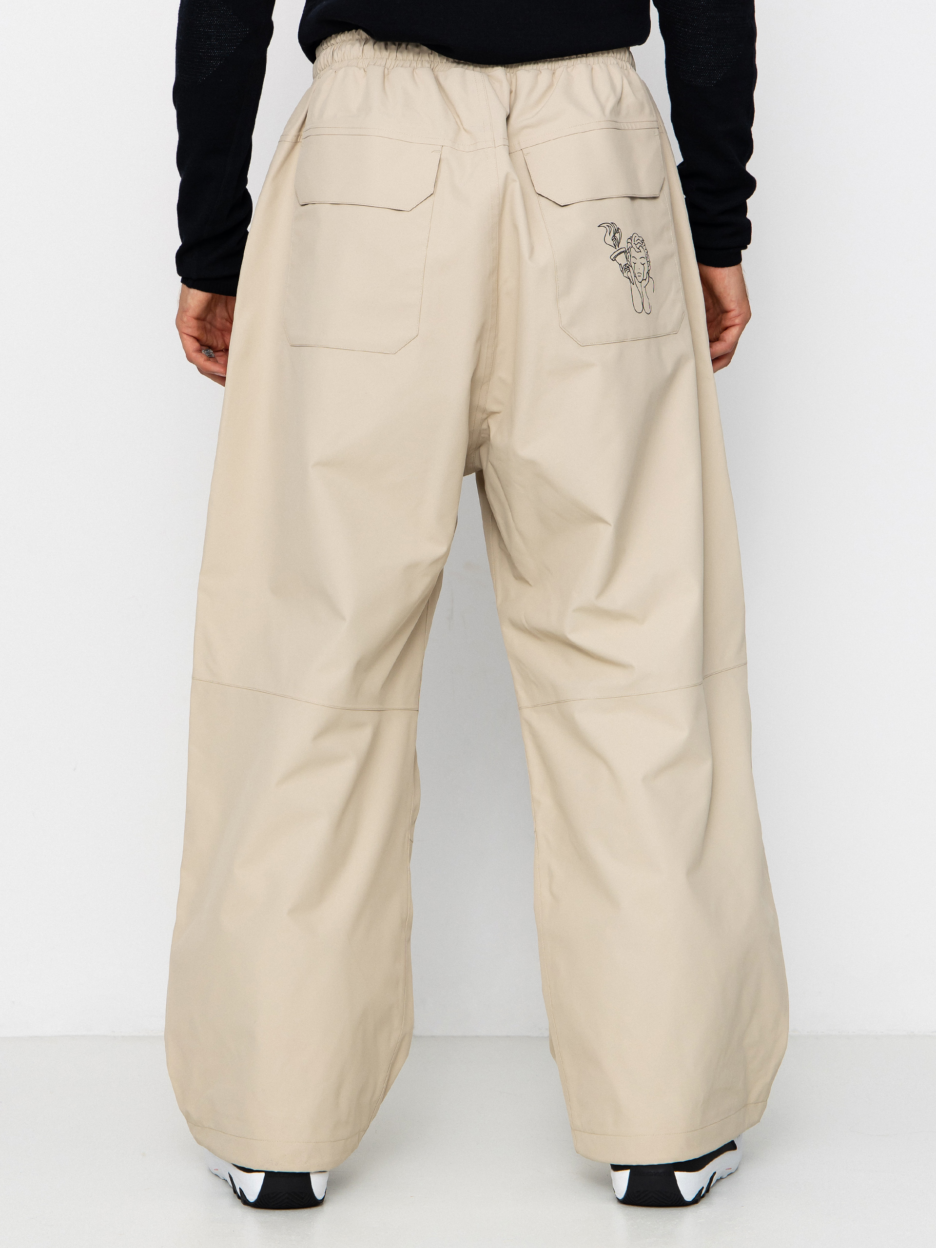 Pánske Snowboardové nohavice Beyond Medals Park (beige)