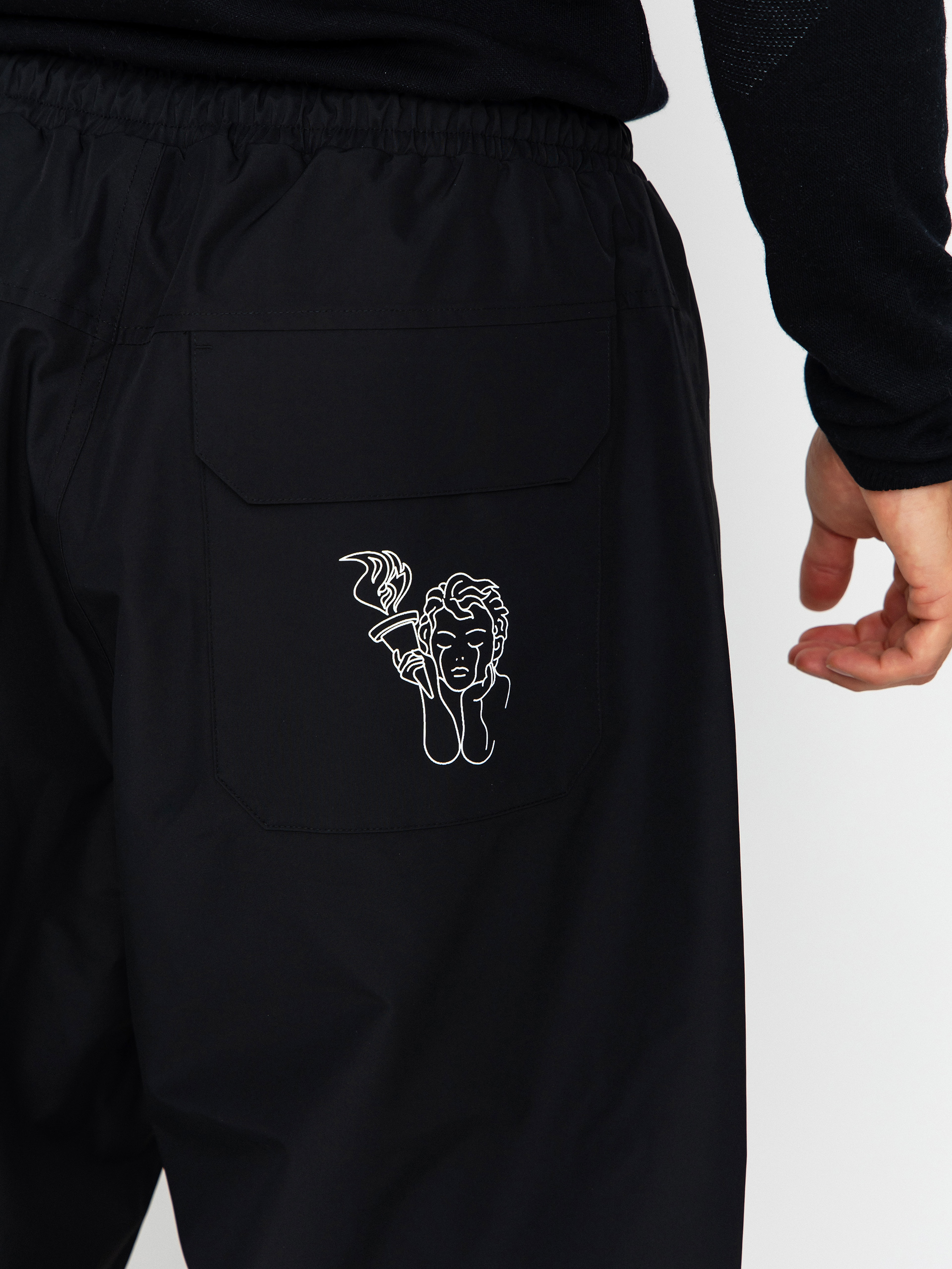 Pánske Snowboardové nohavice Beyond Medals Park (black)