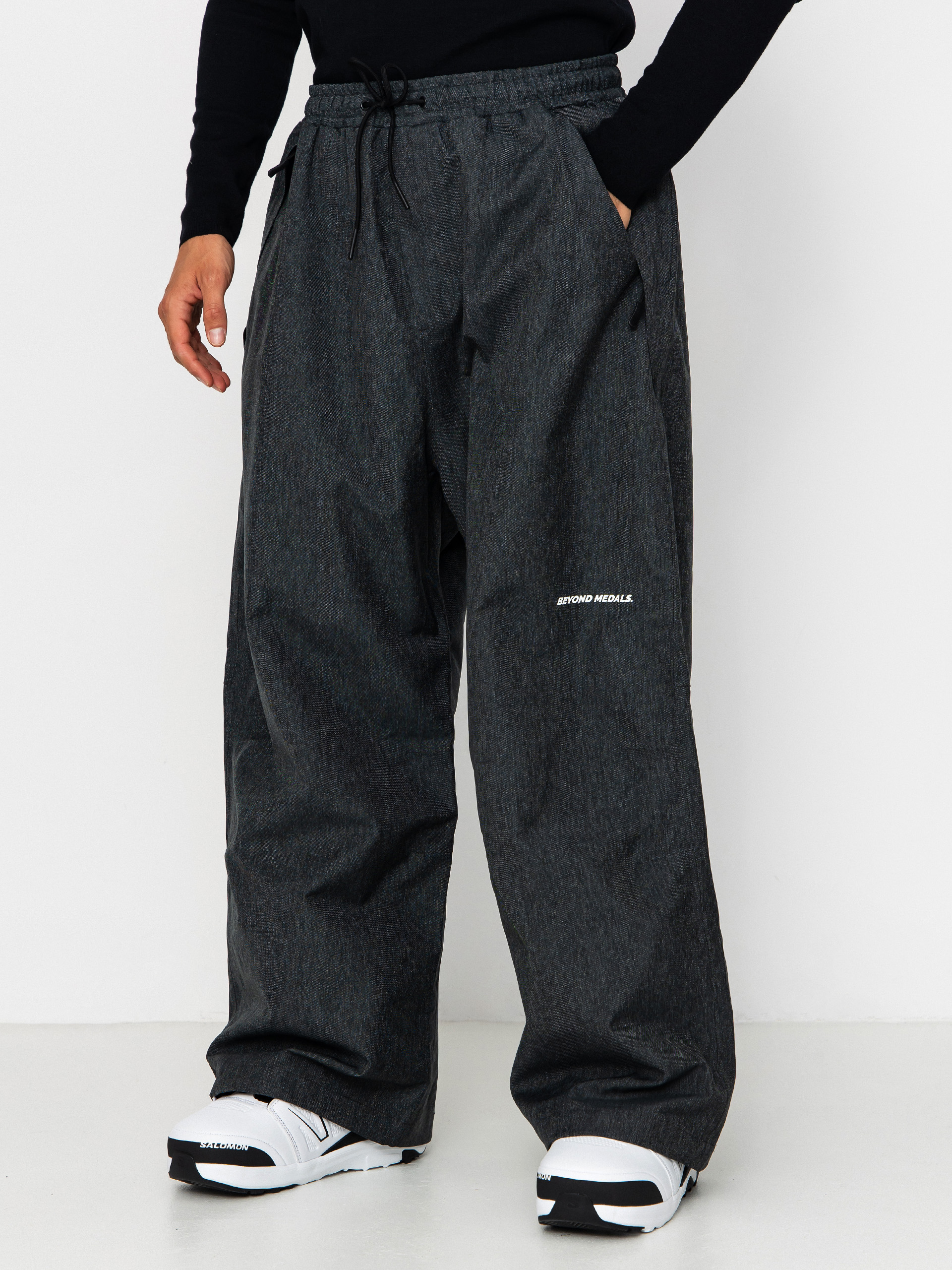 Pánske Snowboardové nohavice Beyond Medals Park Denim (dark grey)