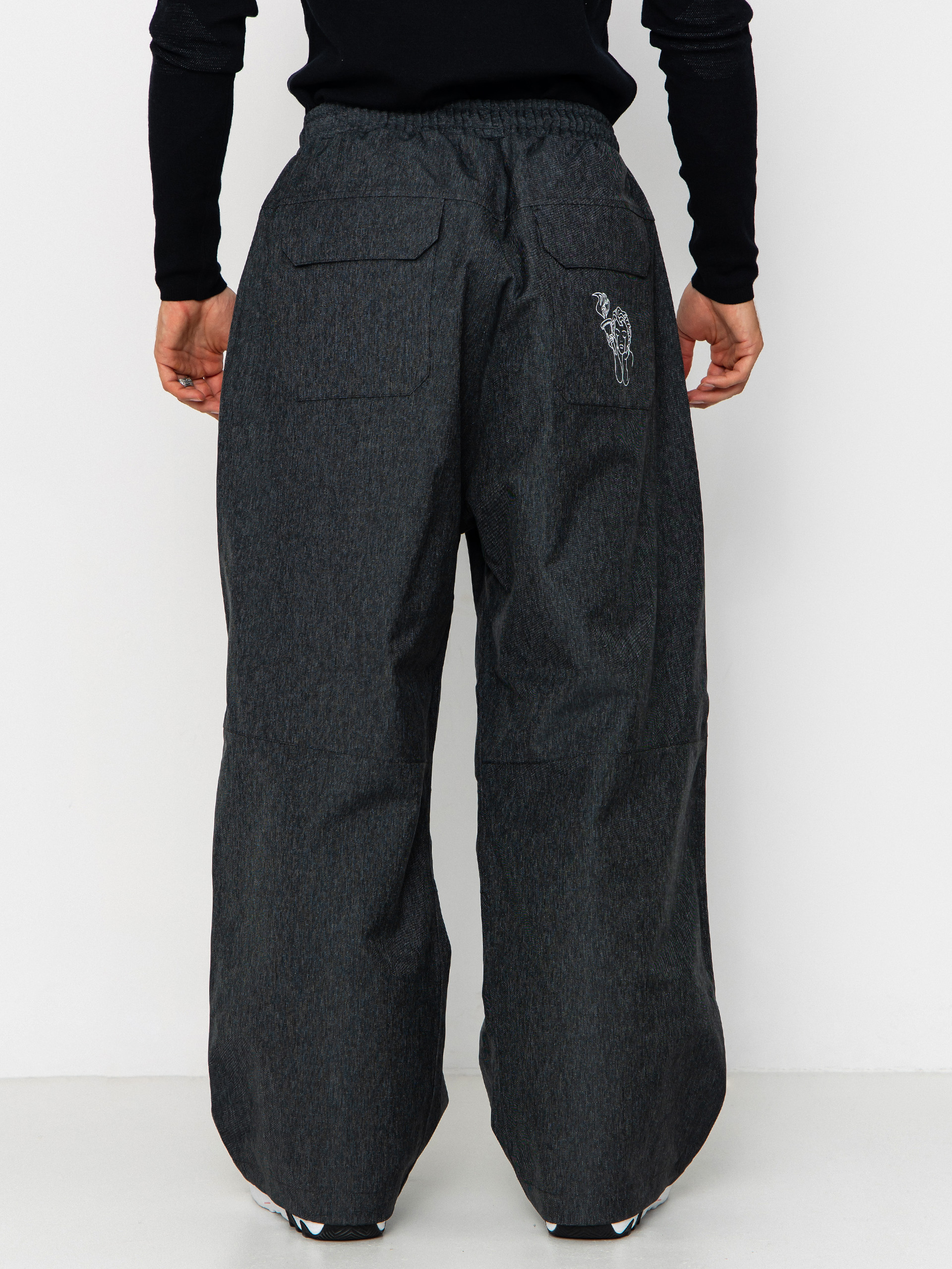 Pánske Snowboardové nohavice Beyond Medals Park Denim (dark grey)