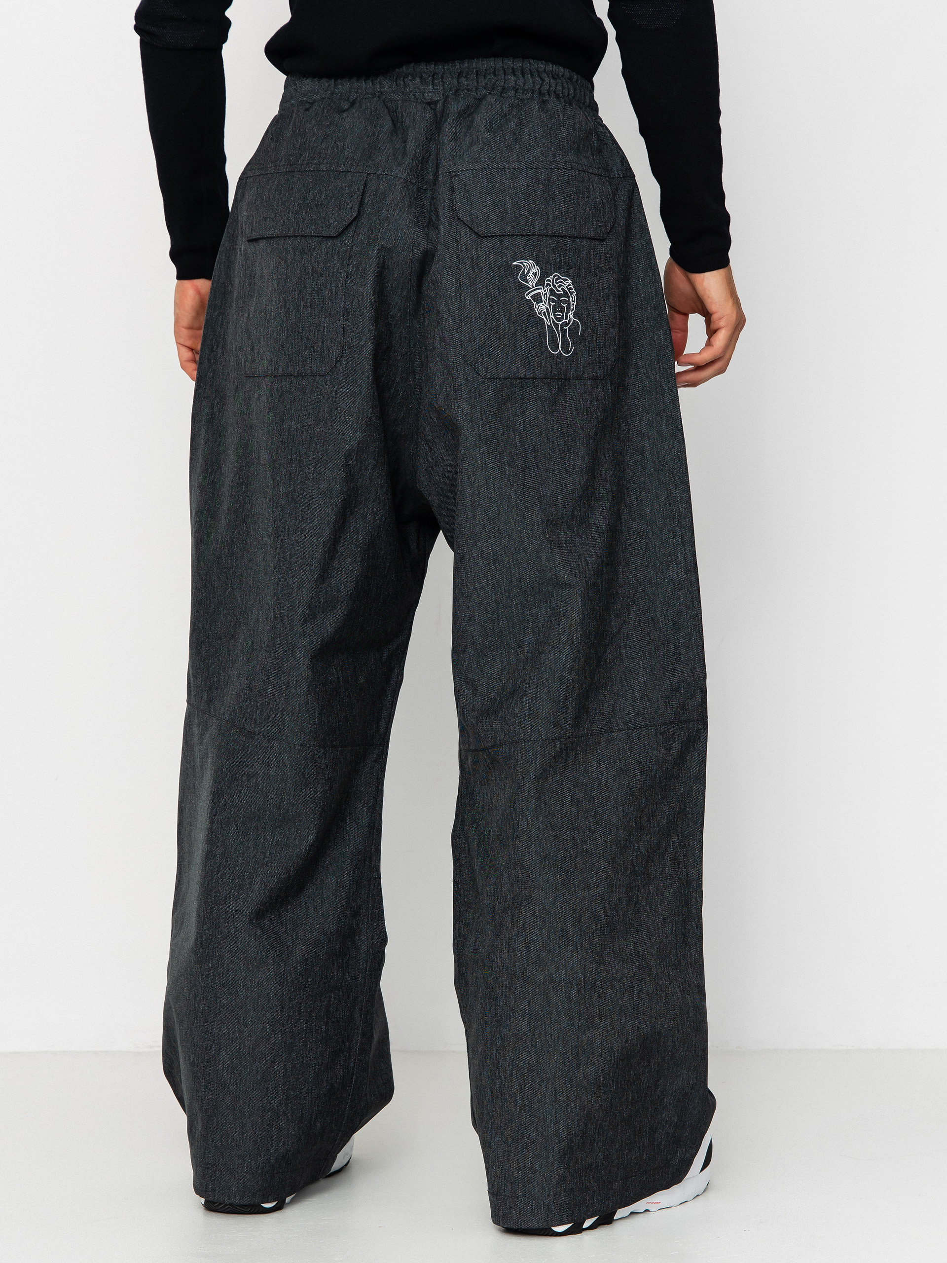 Pánske Snowboardové nohavice Beyond Medals Park Denim (dark grey)