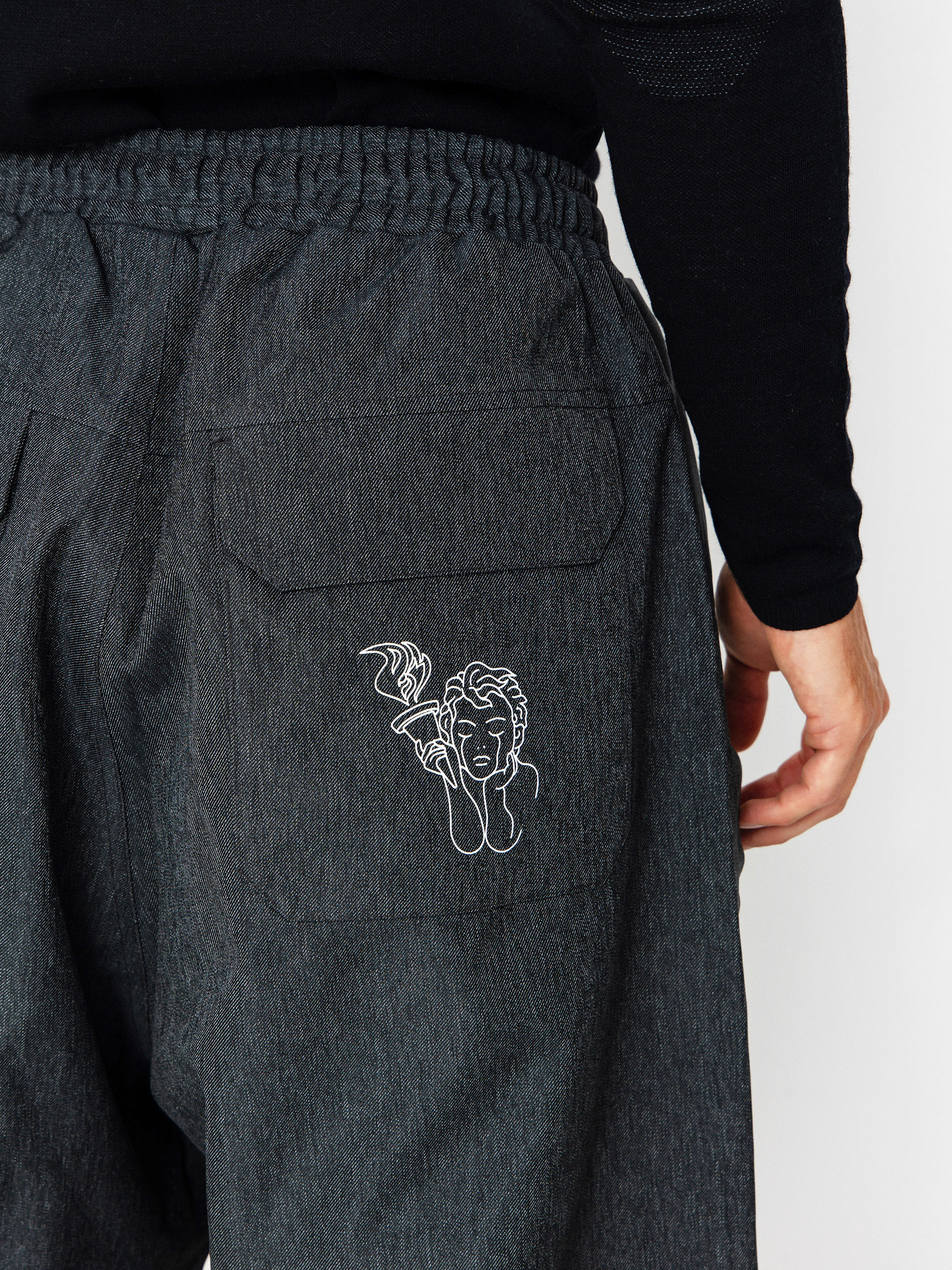 Pánske Snowboardové nohavice Beyond Medals Park Denim (dark grey)