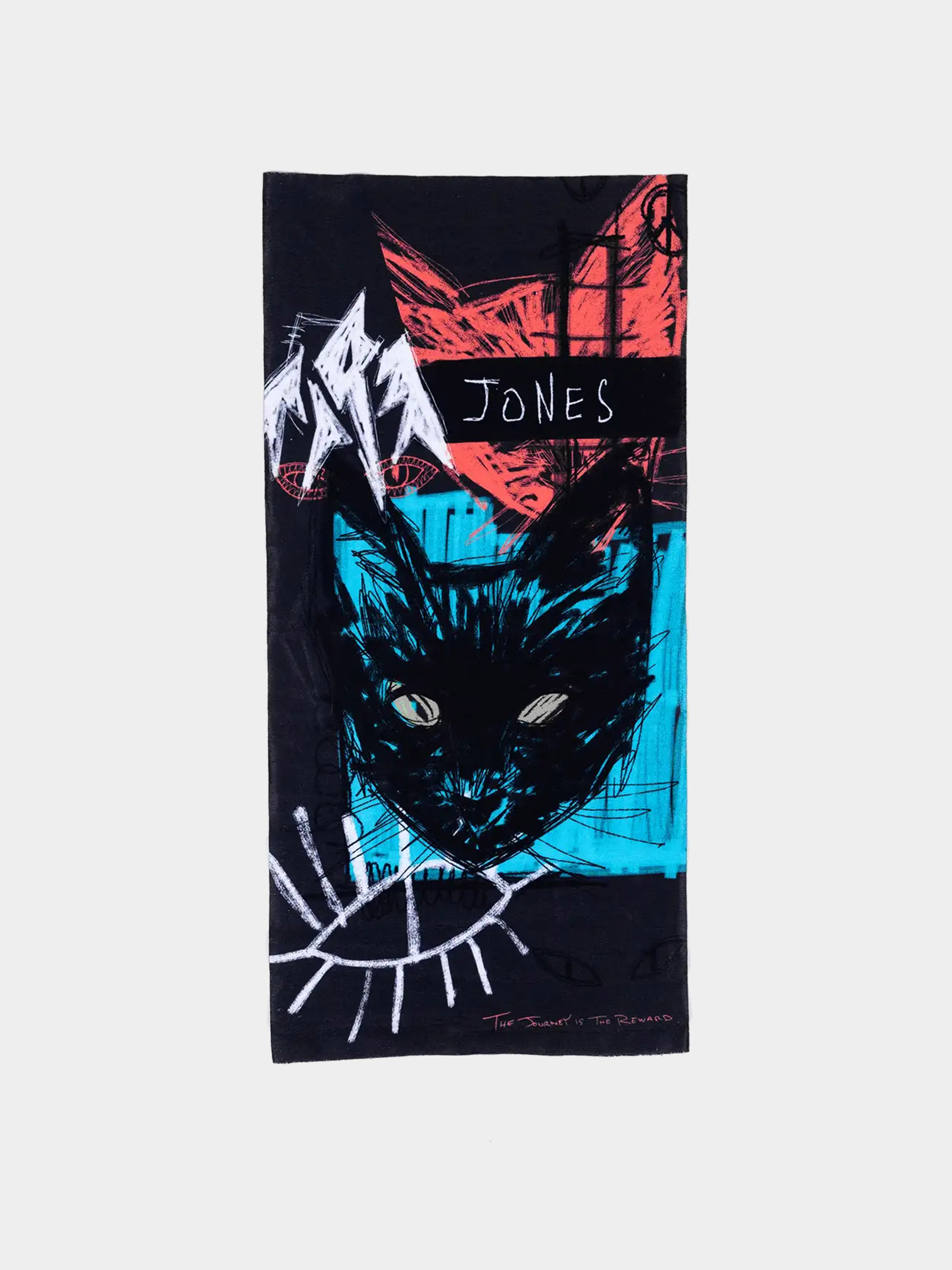 u0160atka Jones Snowboards Lightweight Recycled Neckwarmer (rally cat)