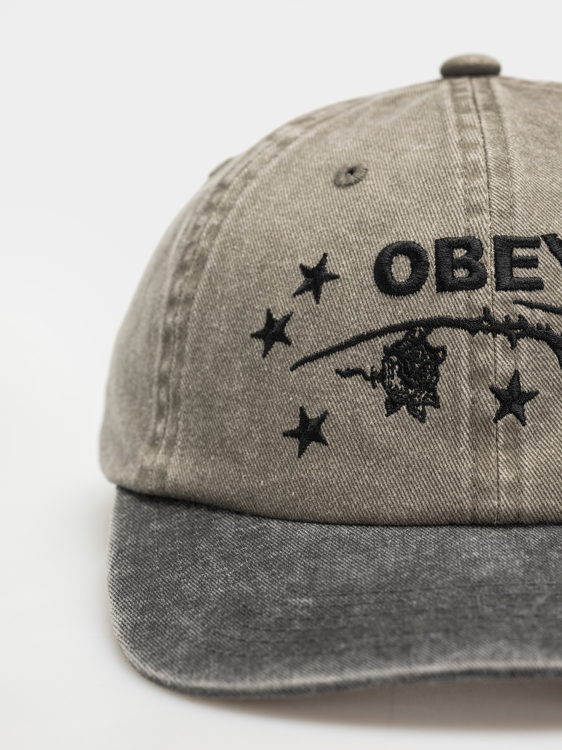 Šiltovka OBEY Obey Penn Pigment 6 Pnl Velcro (pigment olive multi)