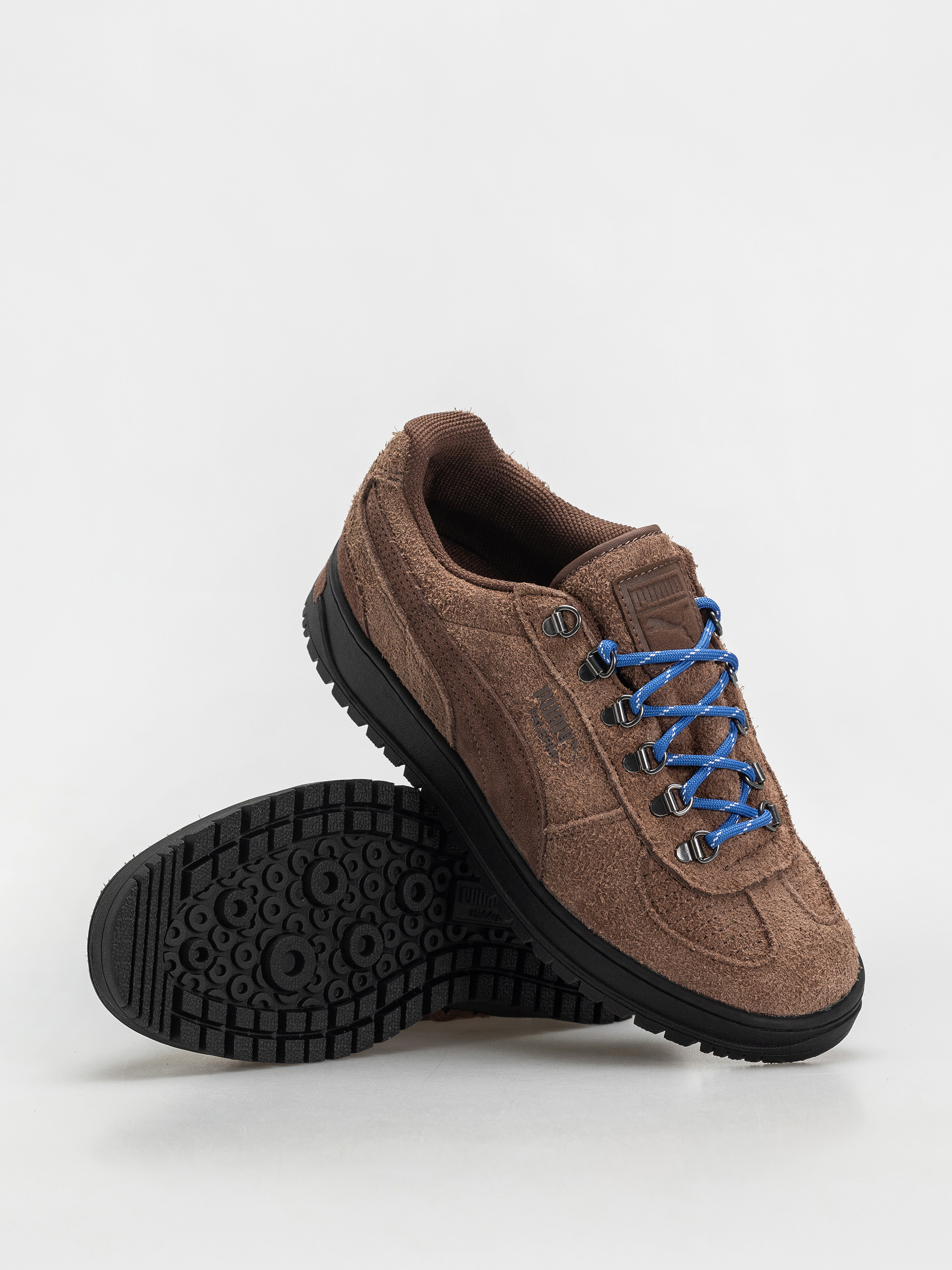 Topánky Puma Palermo Alpino Fuzzy (chestnut brown/mountain blue)