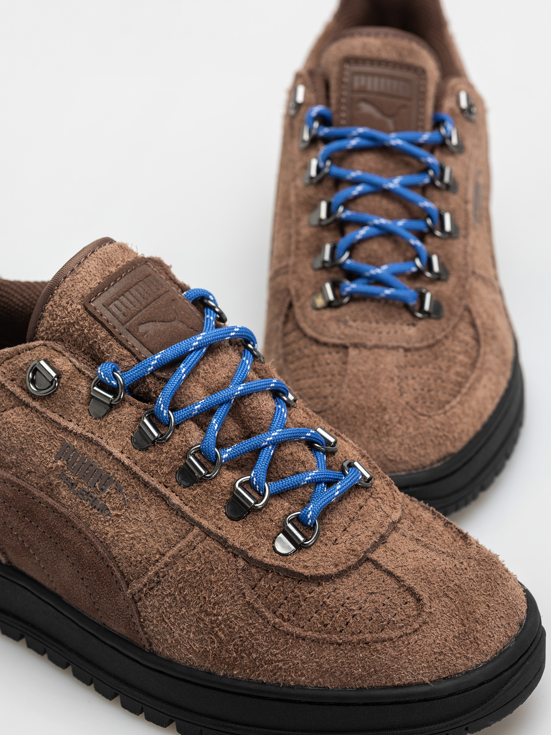 Topánky Puma Palermo Alpino Fuzzy (chestnut brown/mountain blue)