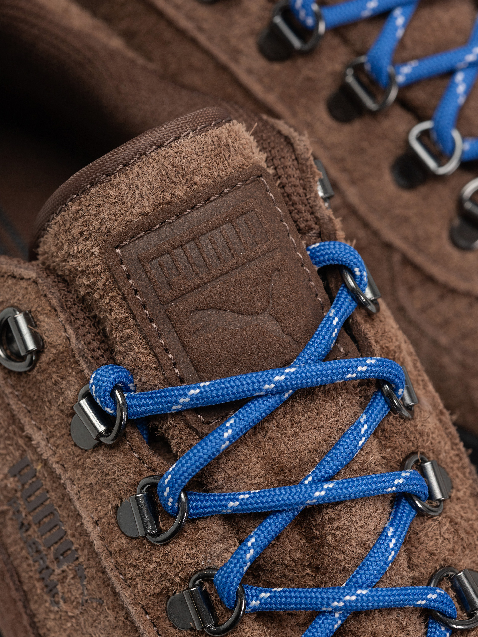 Topánky Puma Palermo Alpino Fuzzy (chestnut brown/mountain blue)