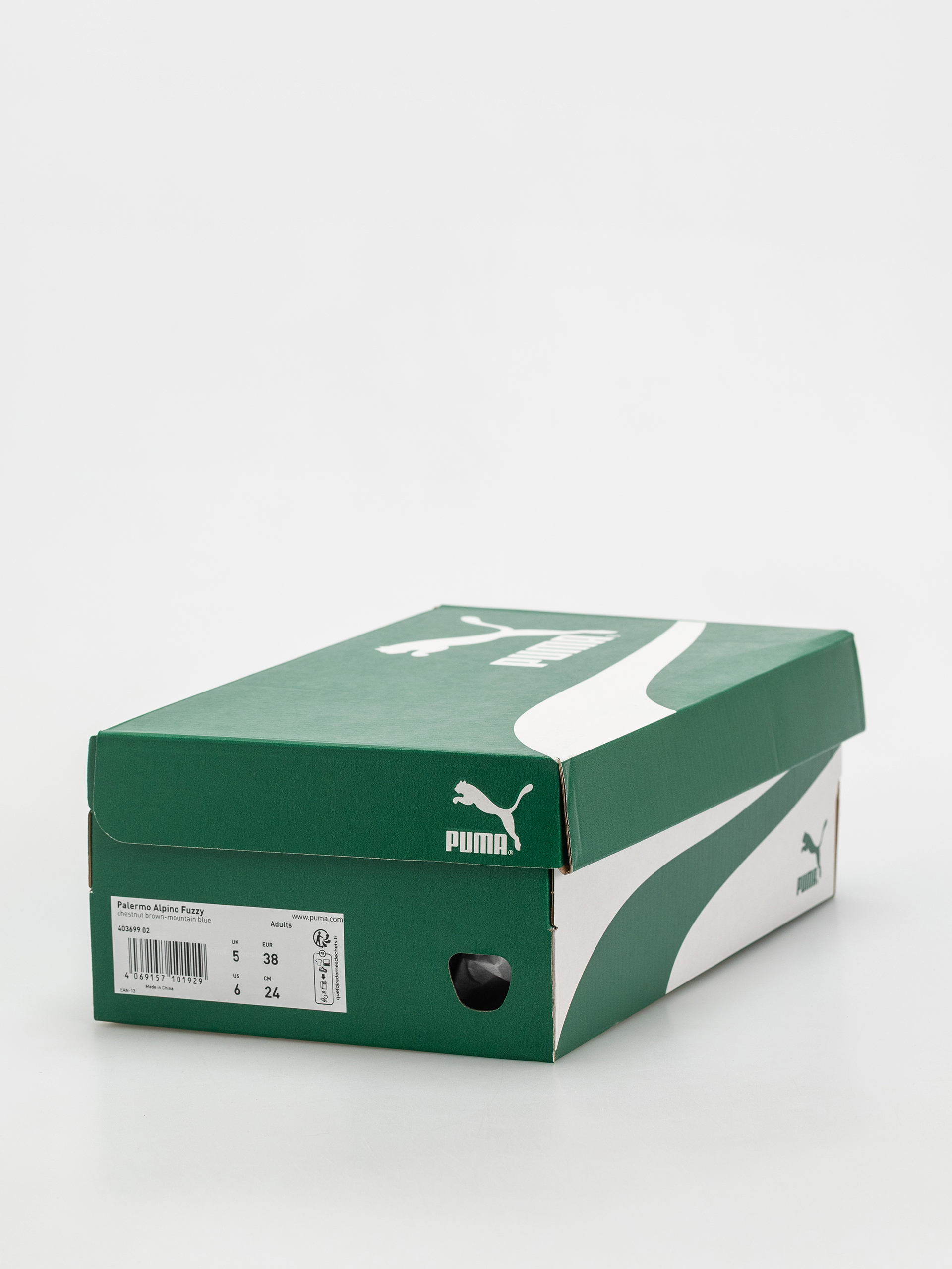 Topánky Puma Palermo Alpino Fuzzy (chestnut brown/mountain blue)