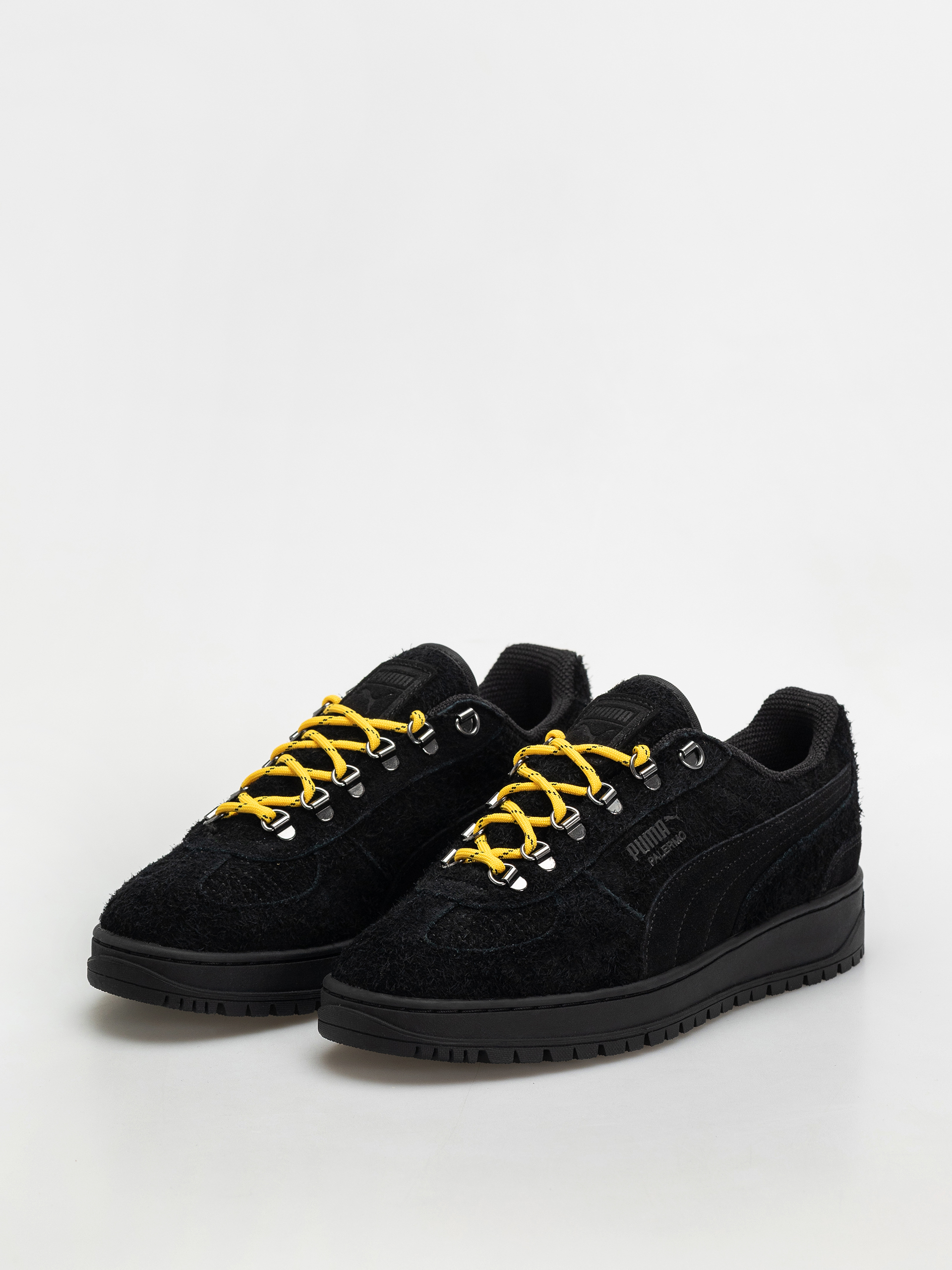 Topánky Puma Palermo Alpino Fuzzy (puma black/yellow sizzle)