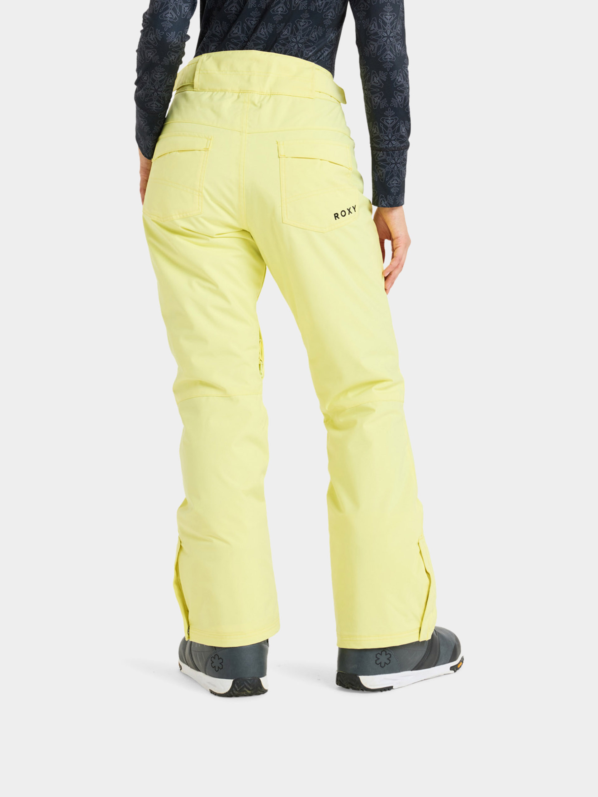 Dámske Snowboardové nohavice Roxy Backyard (yellow pear)