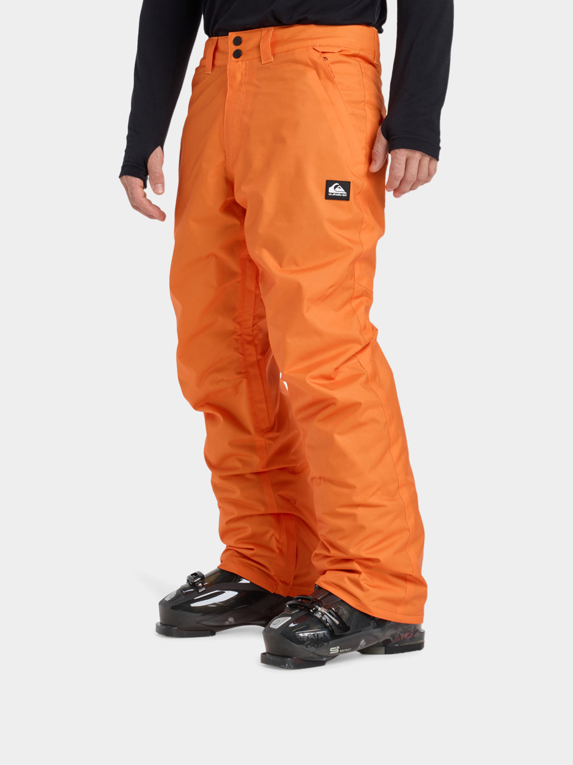 Pánske Snowboardové nohavice Quiksilver Estate (orange peel)