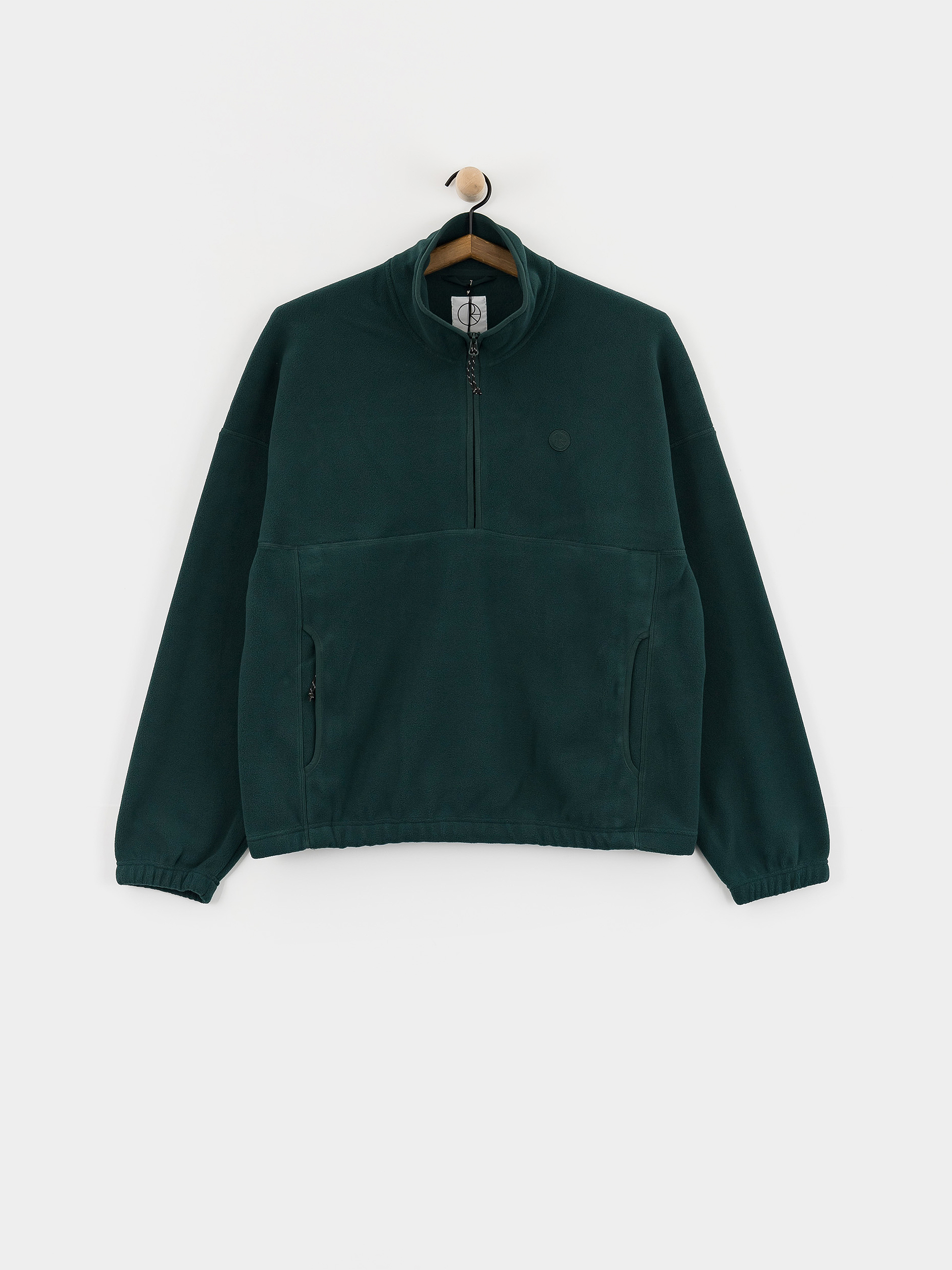 Sveter Polar Skate Ivan Half Zip (dark emerald)