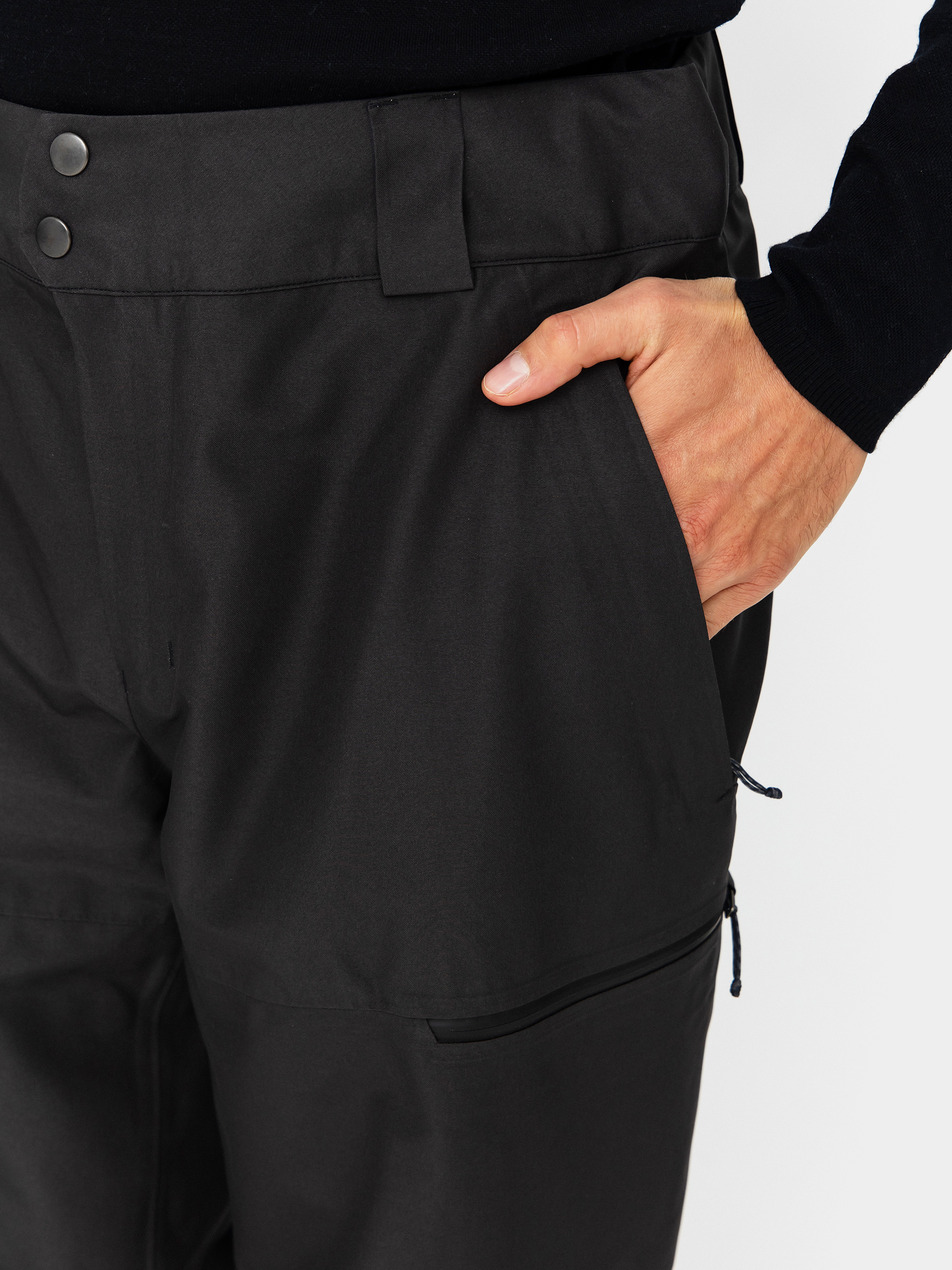 Pánske Snowboardové nohavice Patagonia Powder Town Reg (black)