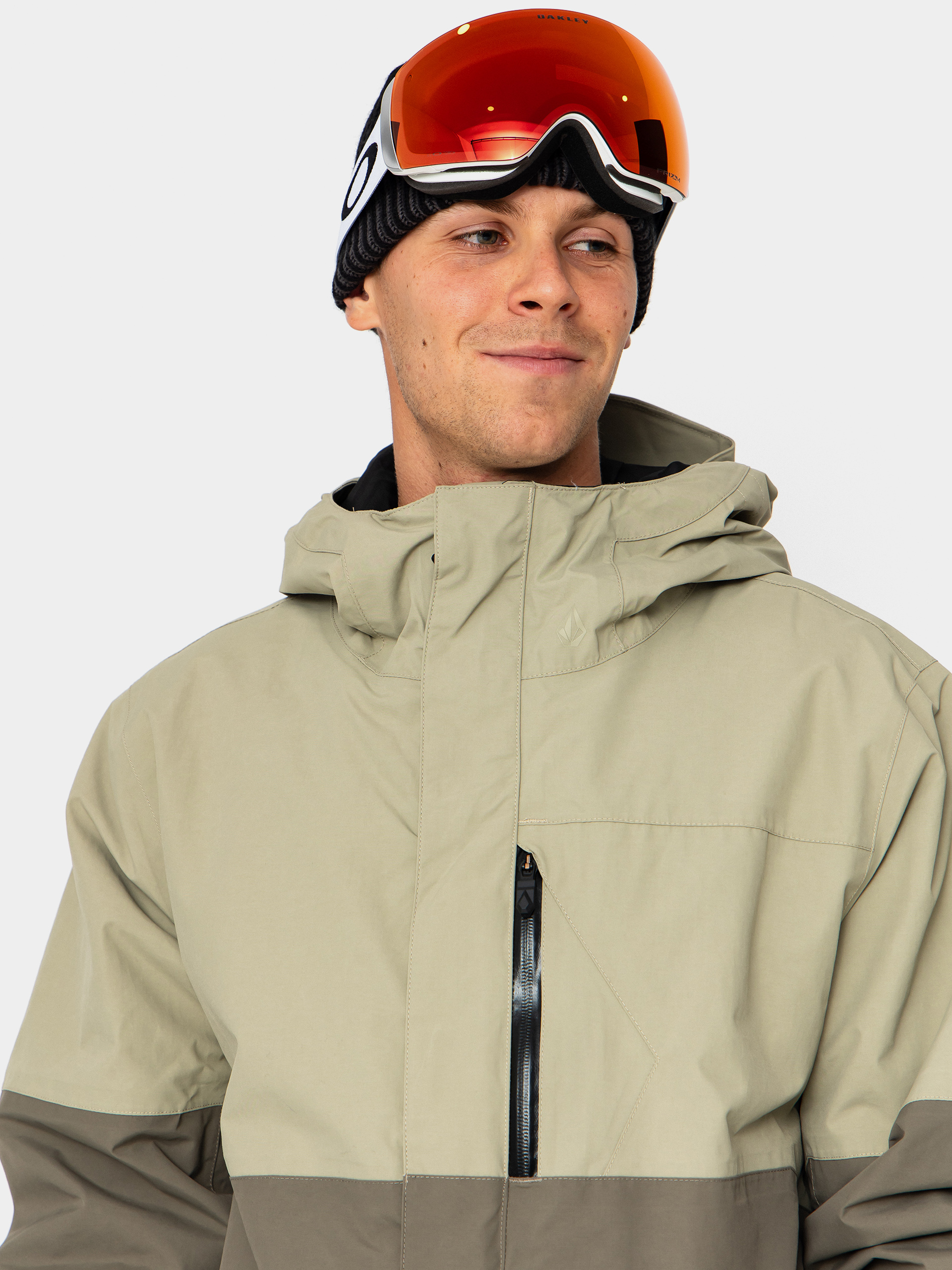 Pánska Snowboardová bunda Volcom L Ins Gore Tex (moss green)