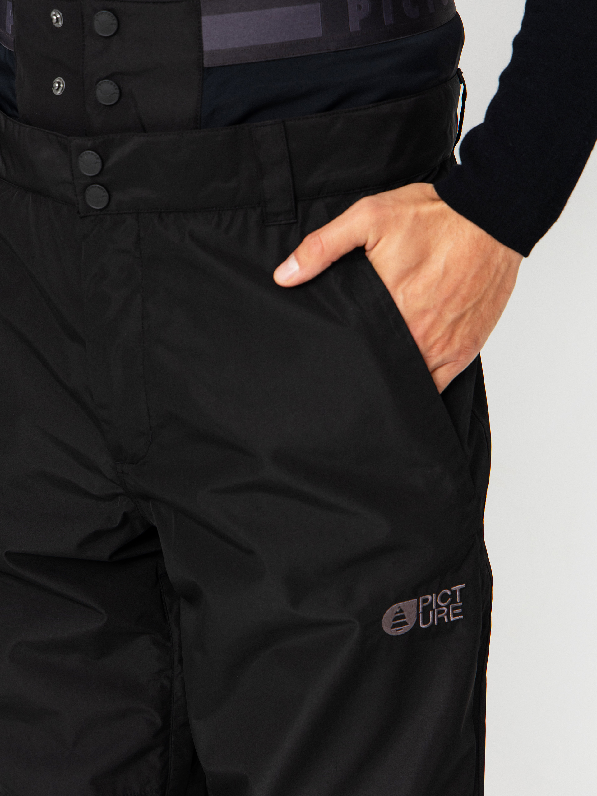 Pánske Snowboardové nohavice Picture Akna (black)