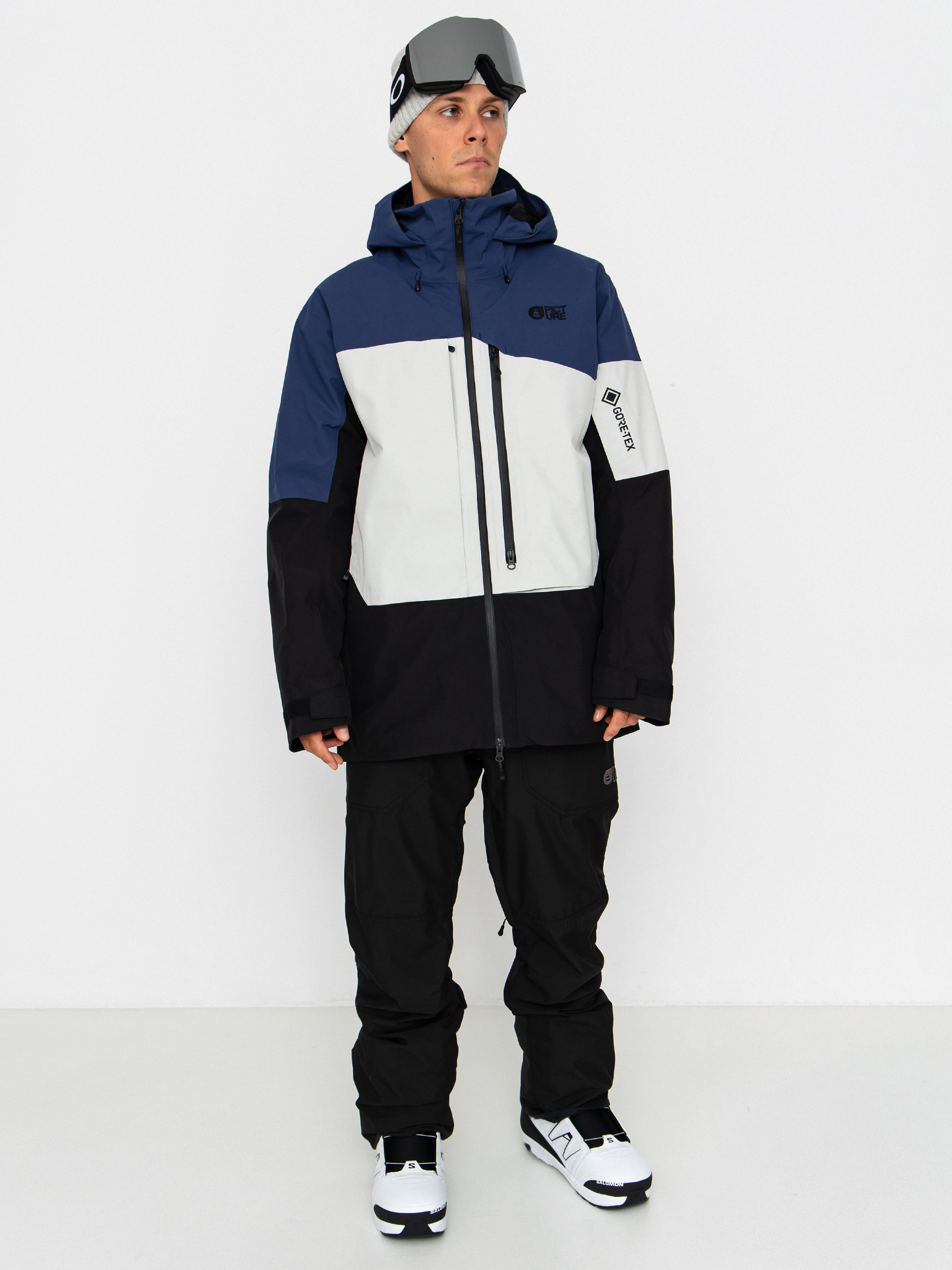 Snowboardová bunda Picture Lassen Gore Tex 2L (vapor grey)