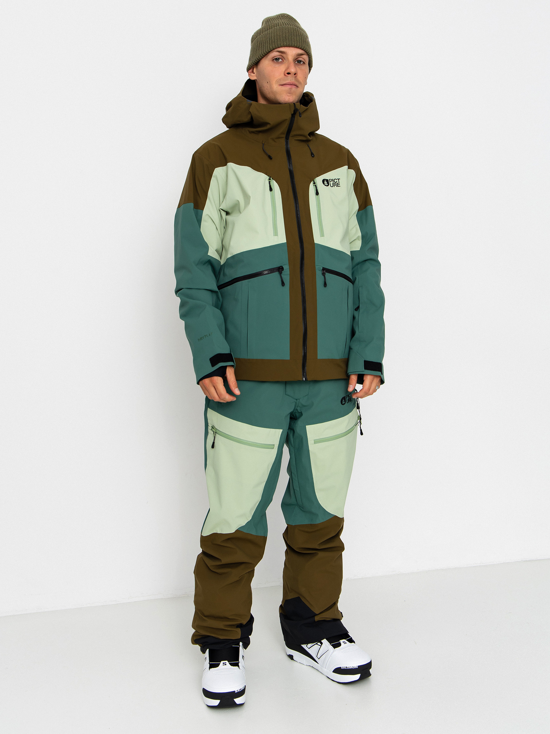 Snowboardovu00e1 bunda Picture Naikoon (reseda)