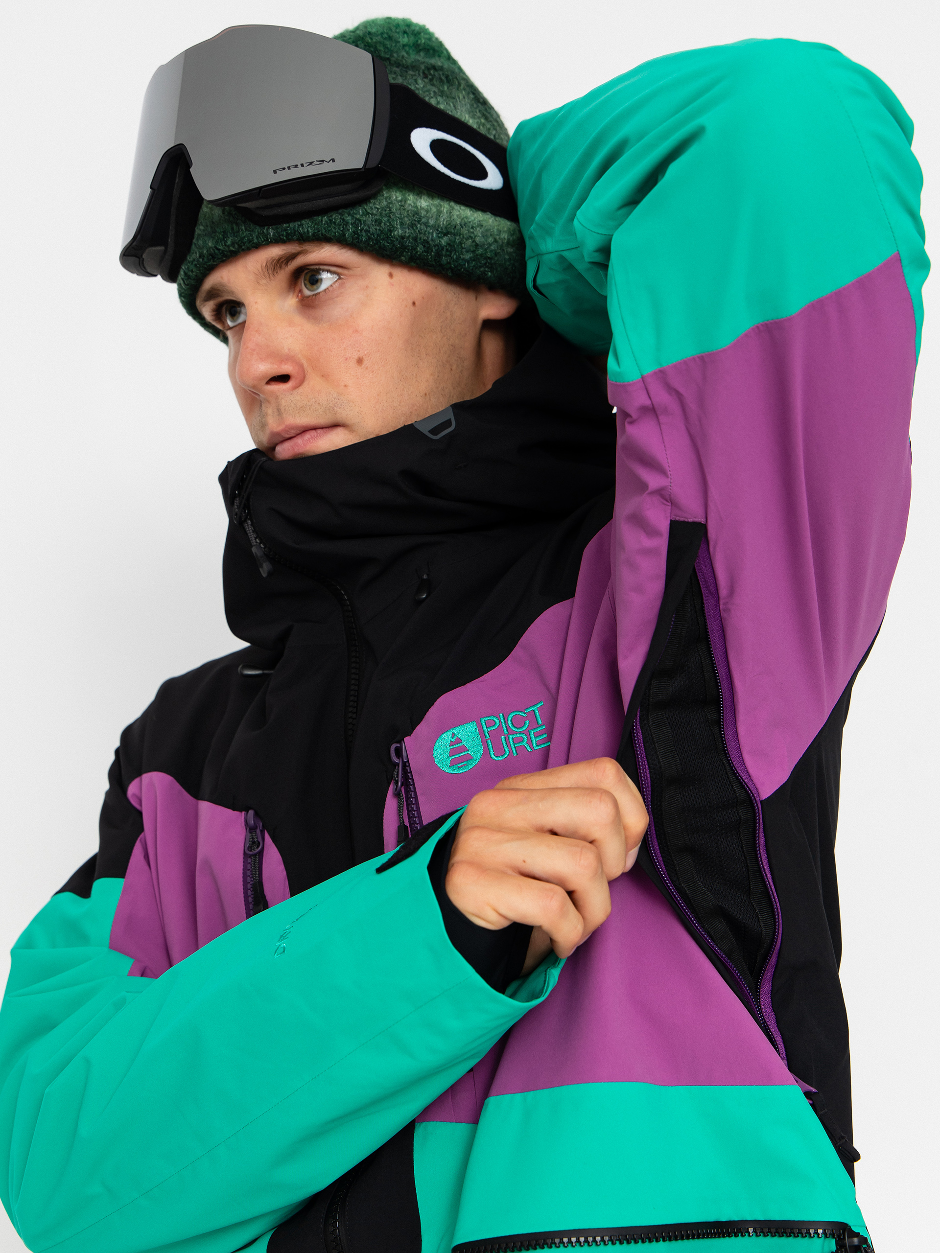 Pánska Snowboardová bunda Picture Naikoon (bright magenta)