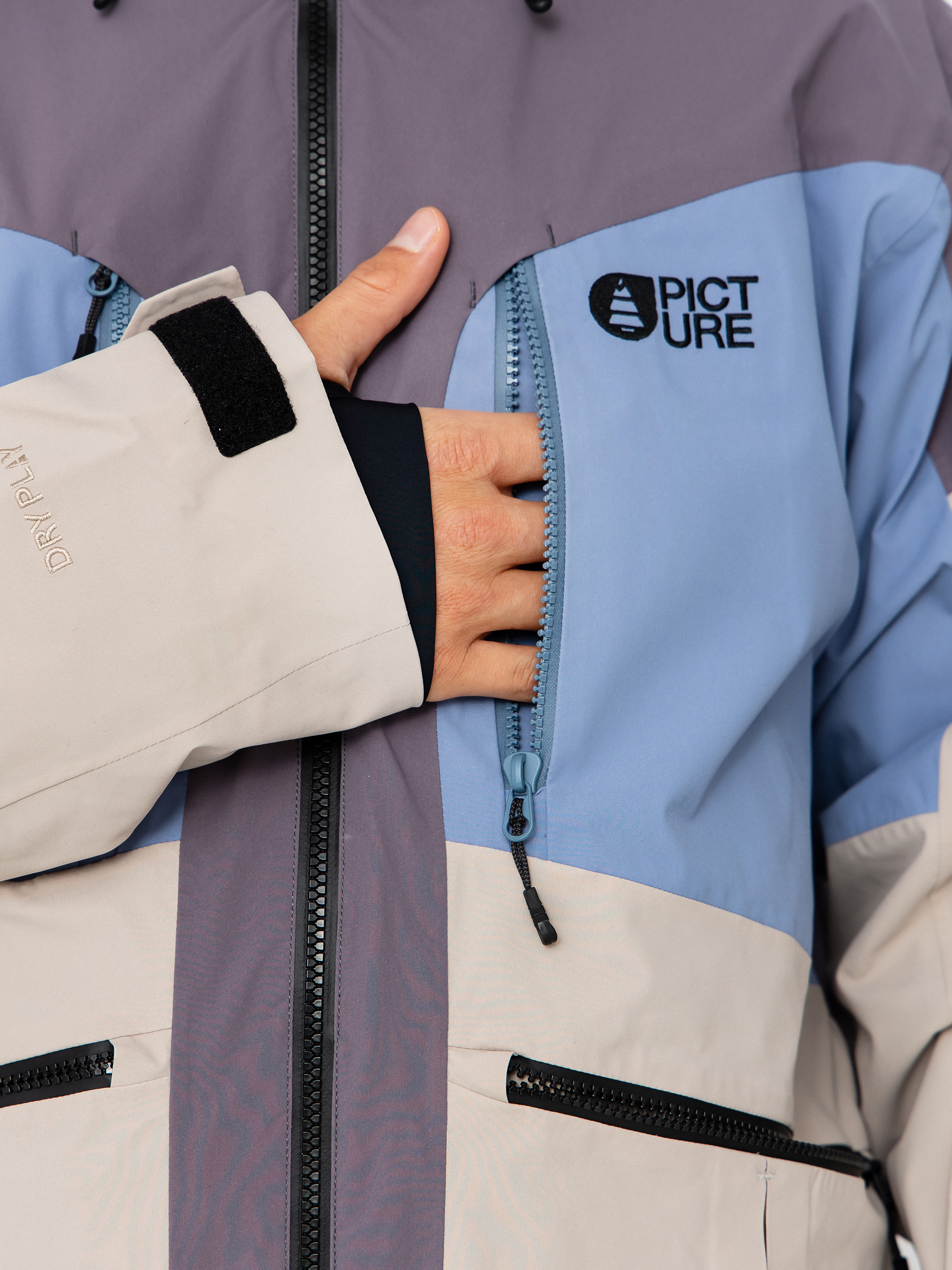 Pánska Snowboardová bunda Picture Naikoon (stonewash)