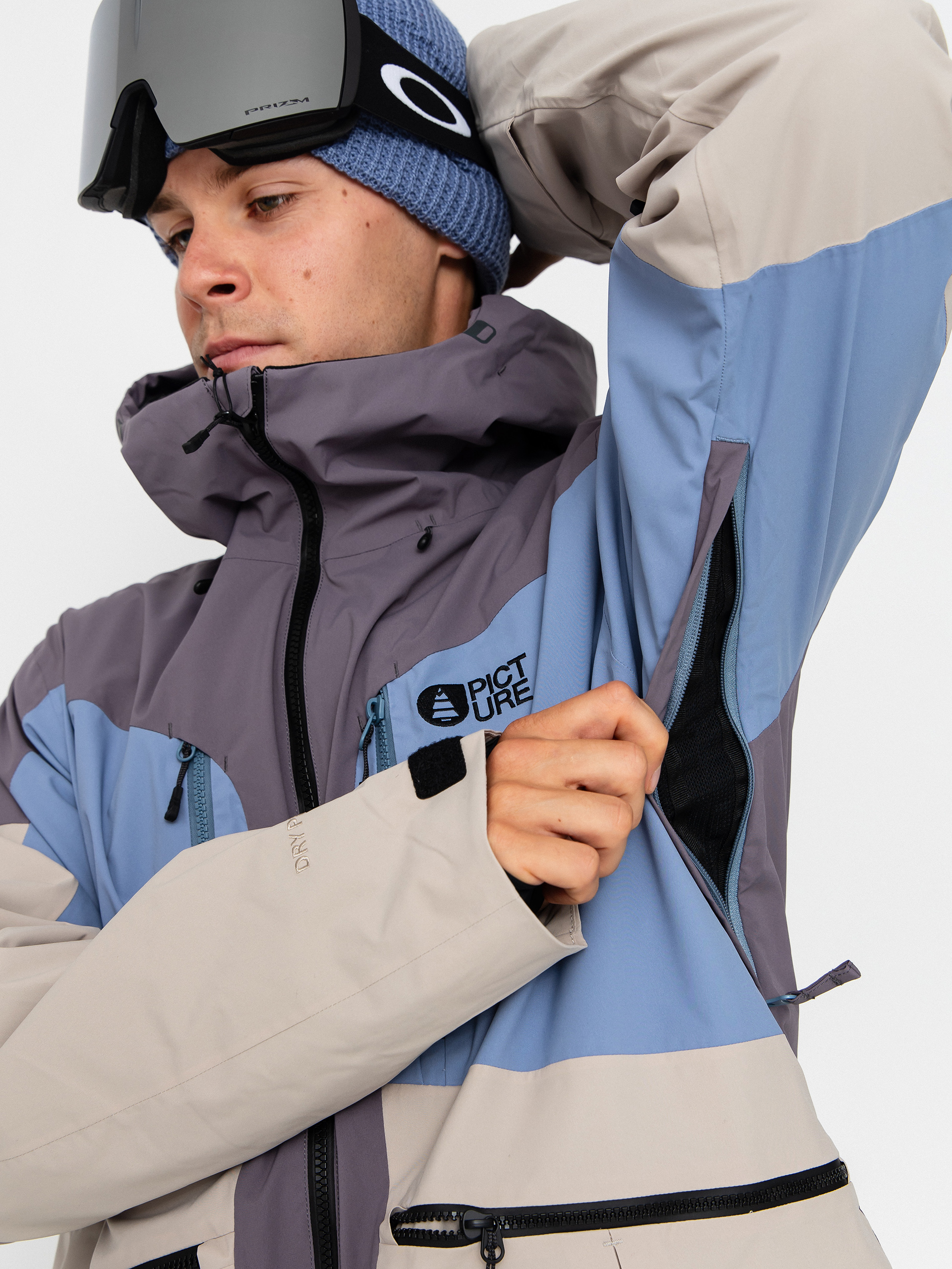 Pánska Snowboardová bunda Picture Naikoon (stonewash)