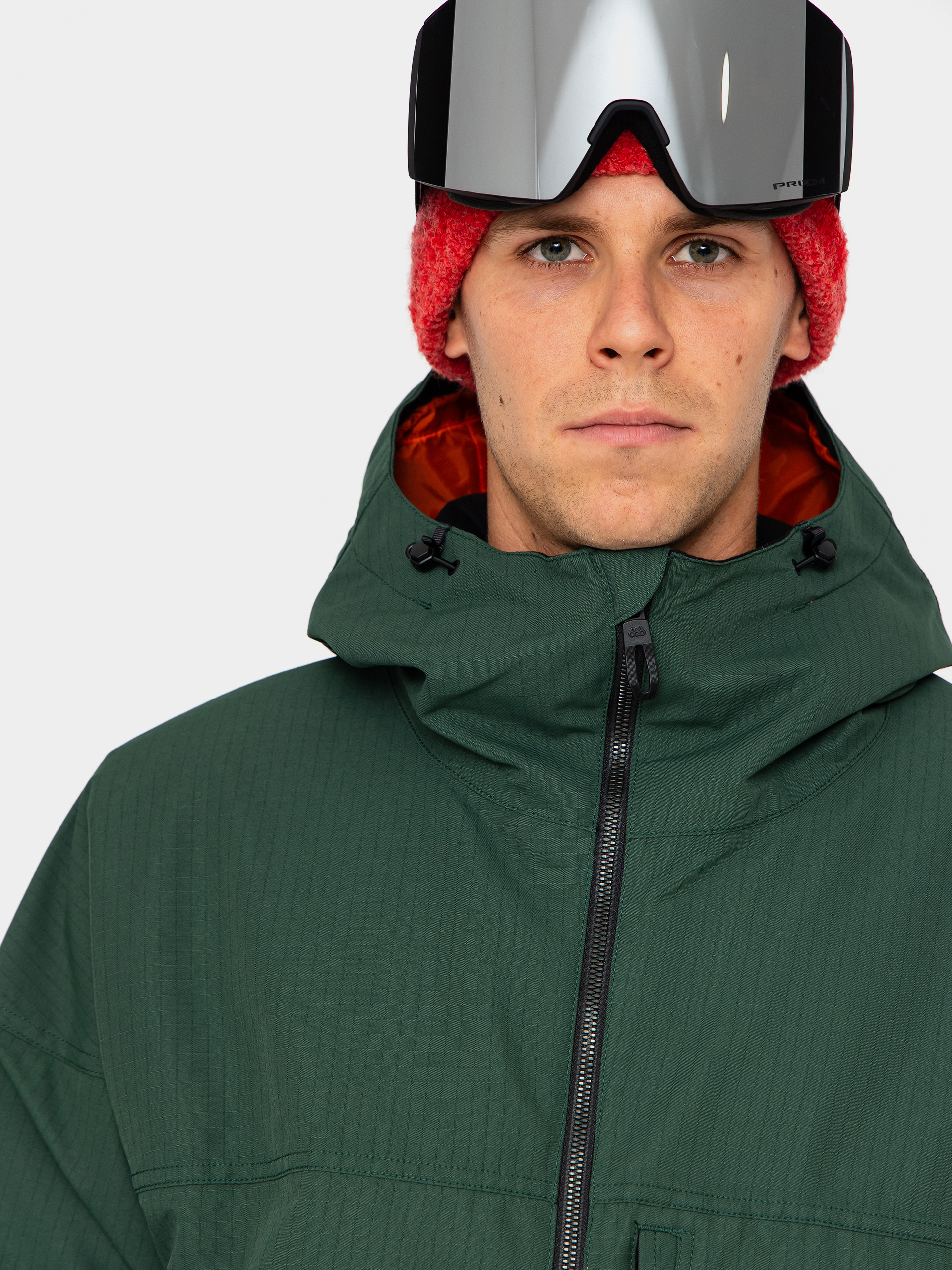 Pánska Snowboardová bunda 686 Dojo (moss green ripstop)
