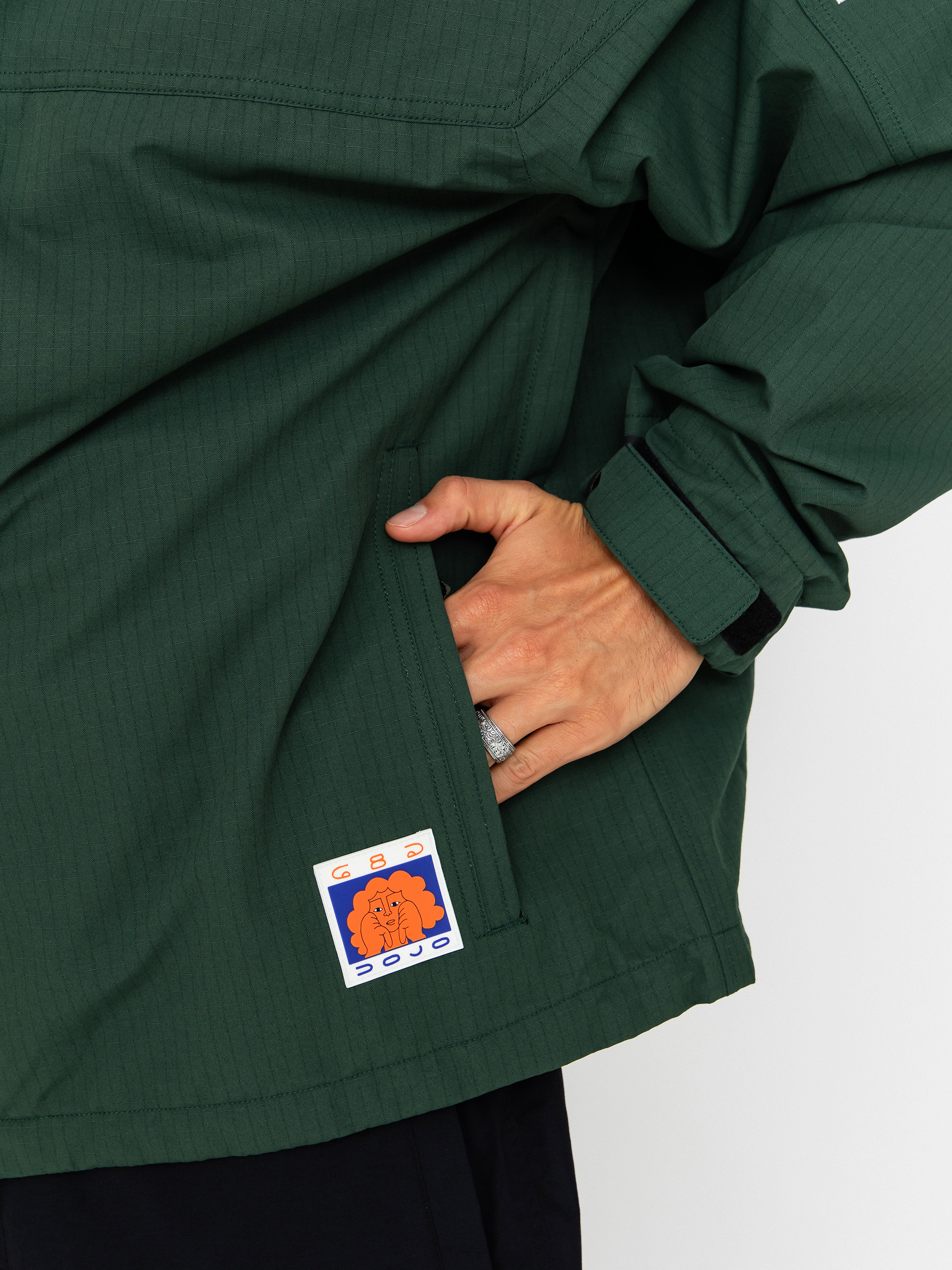 Pánska Snowboardová bunda 686 Dojo (moss green ripstop)