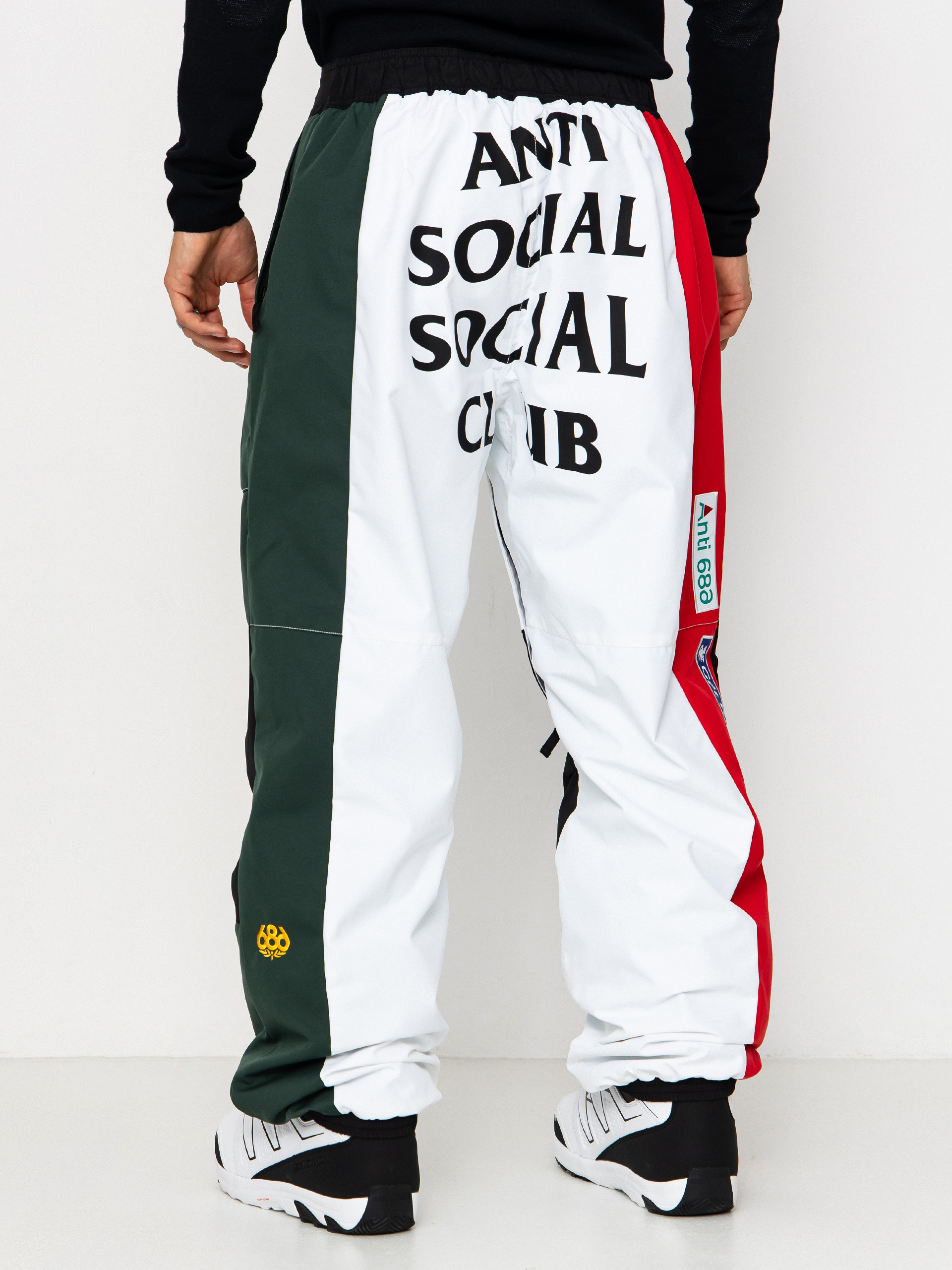 Pánske Snowboardové nohavice 686 X ASSC F1 (assc white colorblock)