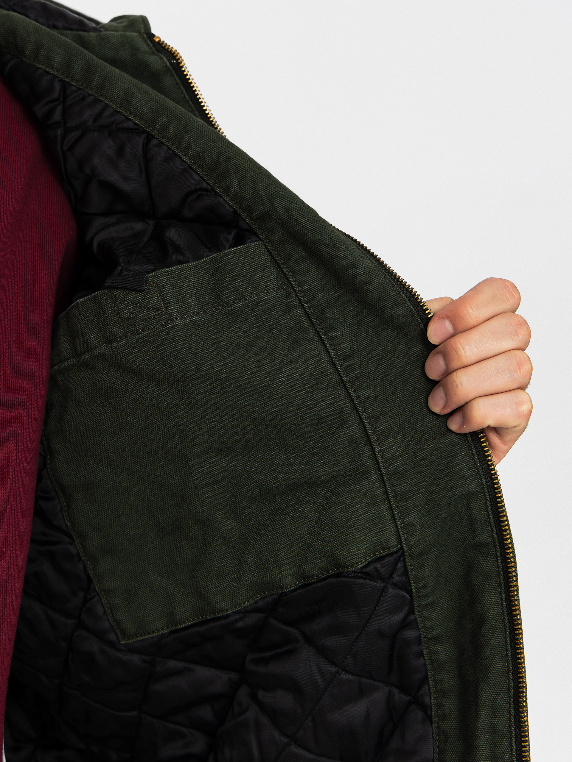 Bunda Carhartt WIP OG Active (olive/stone canvas)