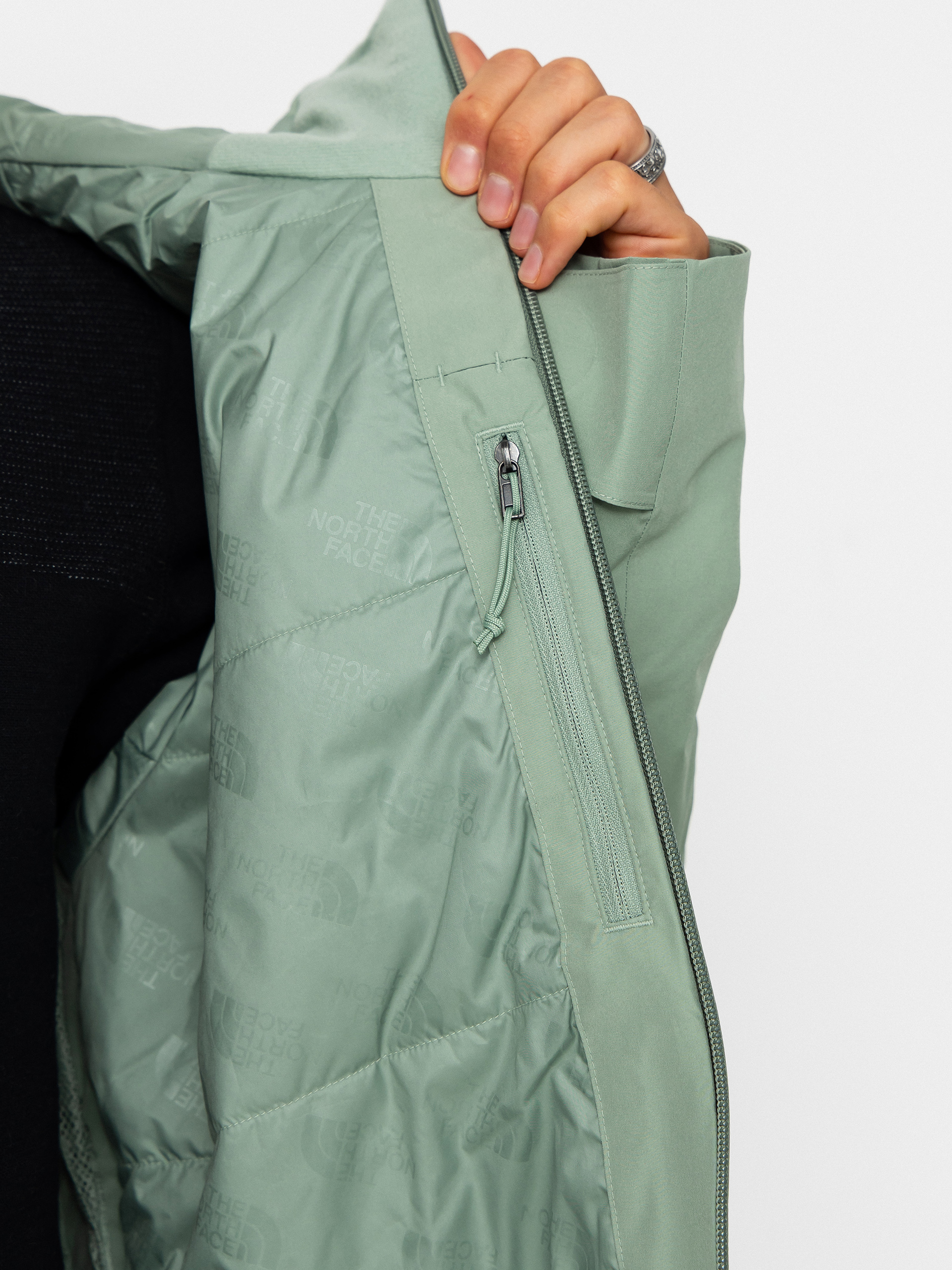 Pánska Snowboardová bunda The North Face Descendit (slate moss)