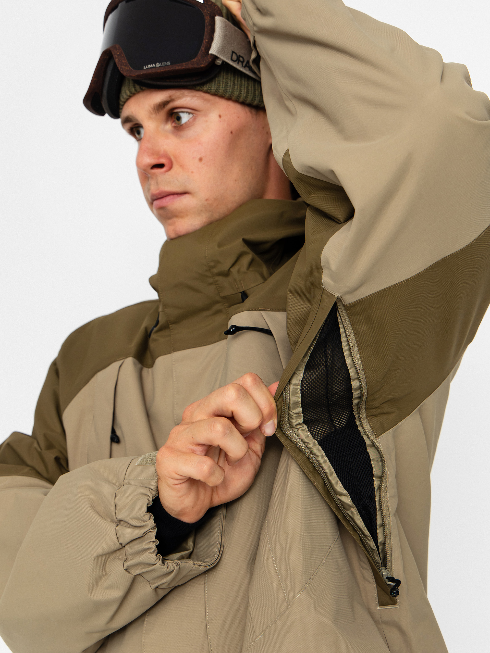 Pánska Snowboardová bunda Vans Hellbound 2.0 (warm brown)
