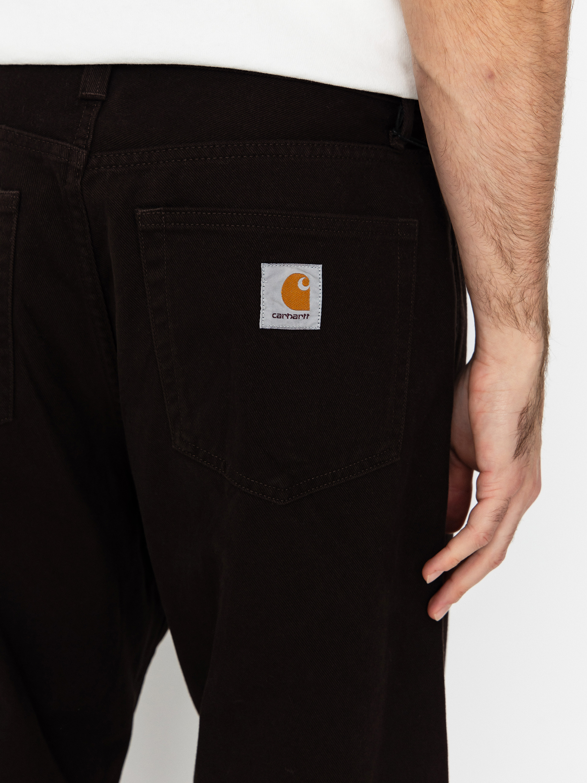 Nohavice Carhartt WIP Landon (tobacco/rinsed)